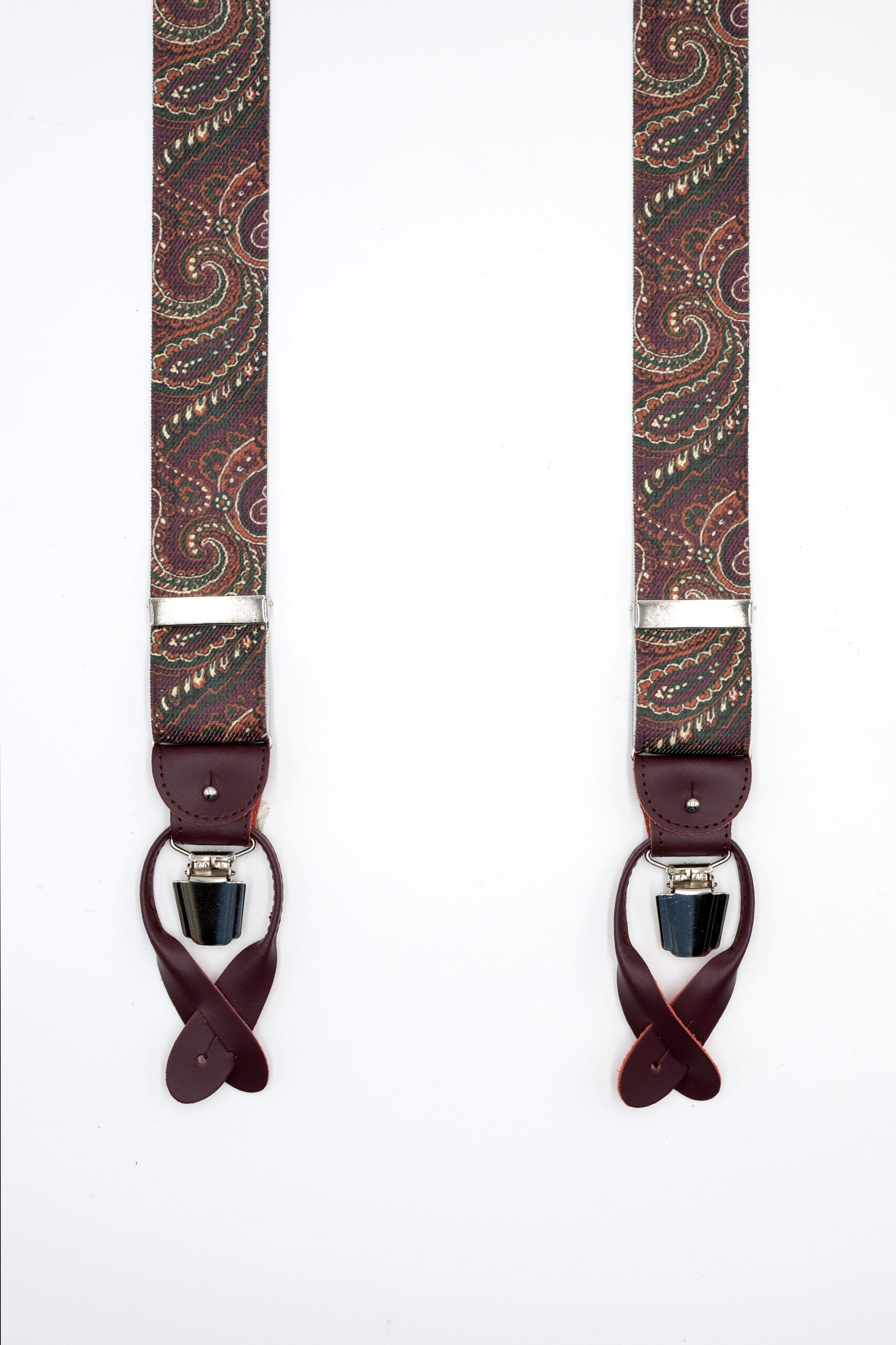 Bretelle con Clip e Asole in Pelle - FANTASIA