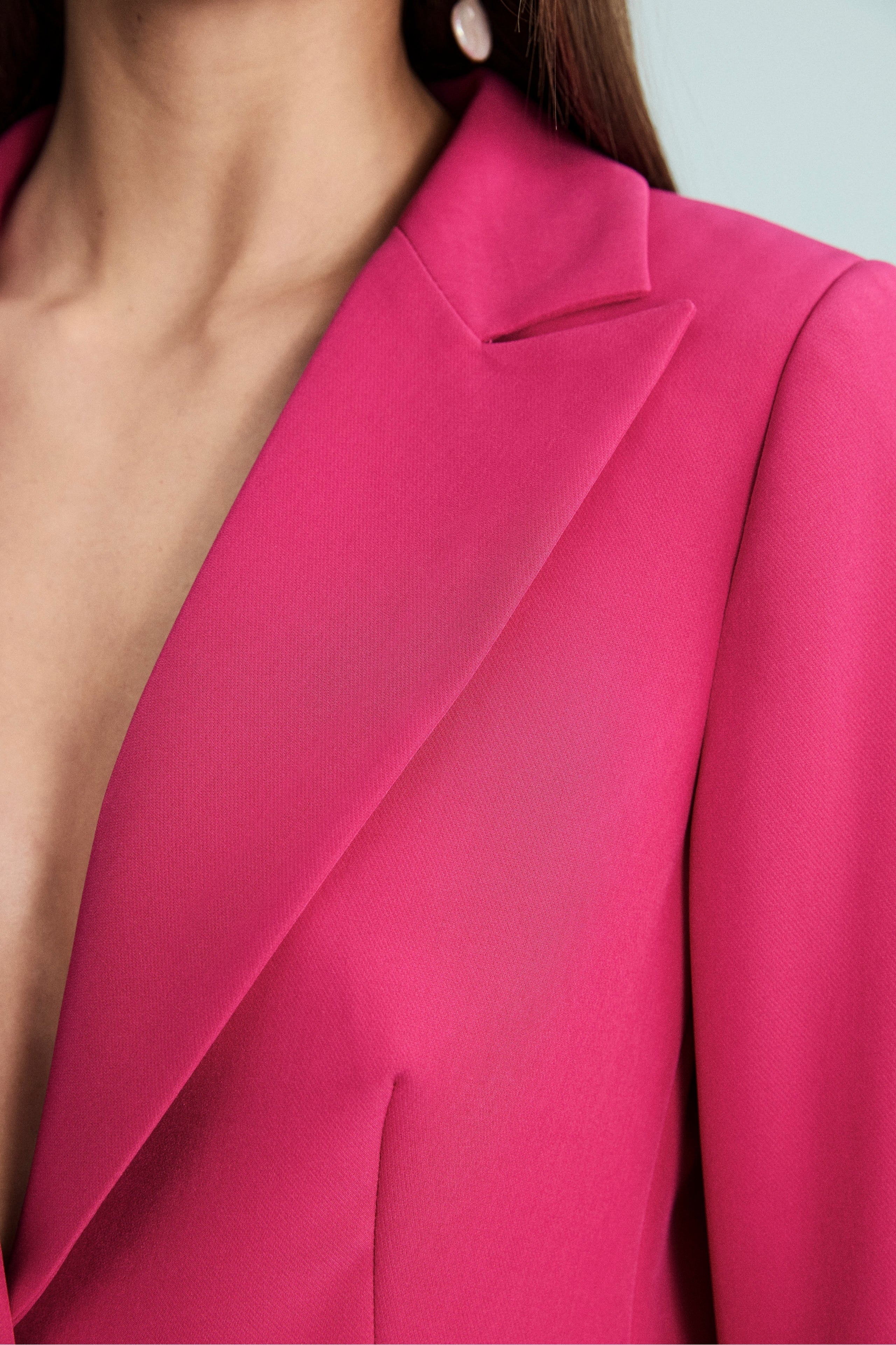 Blazer Elegante con Revers a Lancia - CICLAMINO