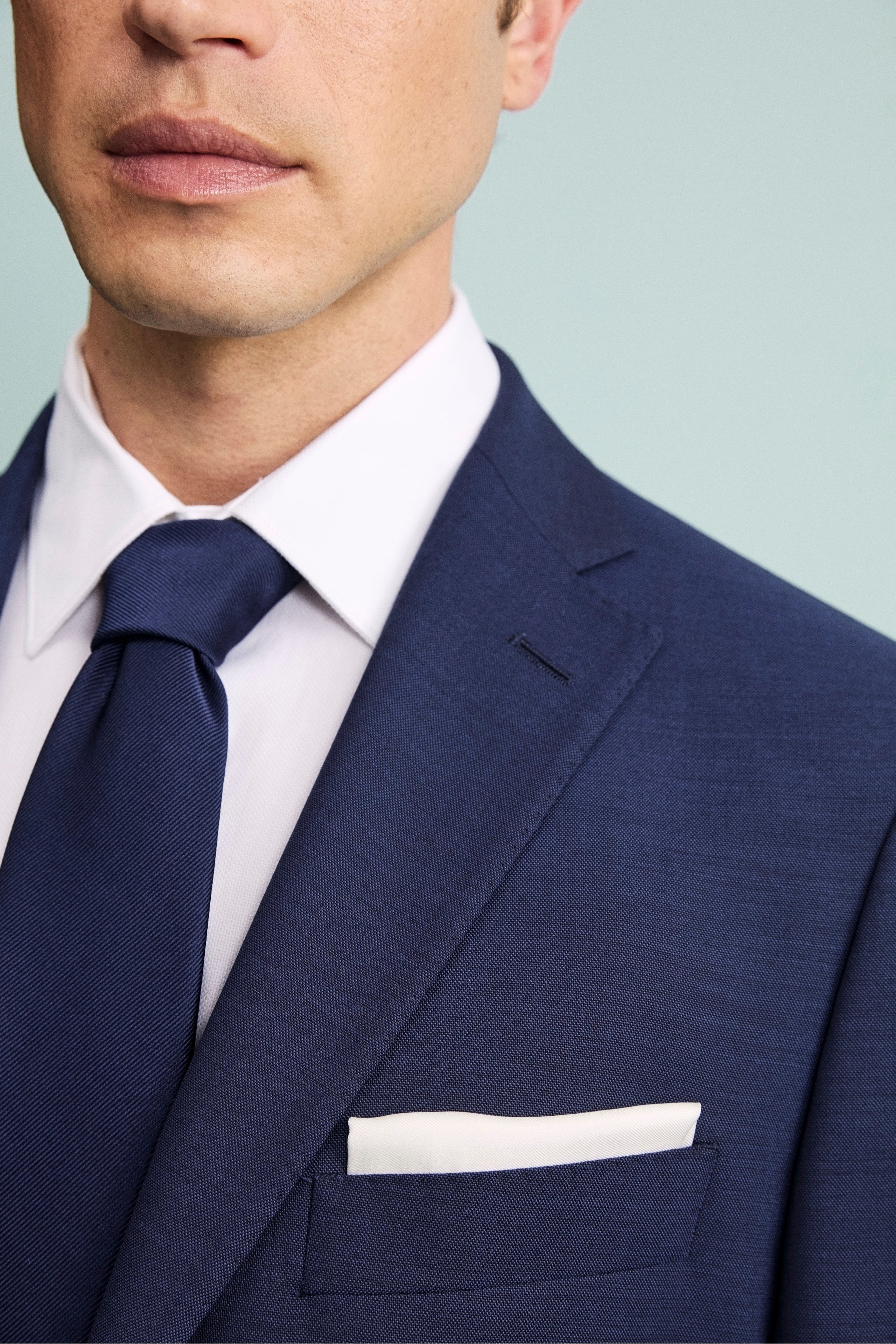 Abito slim bluette - BLU APERTO