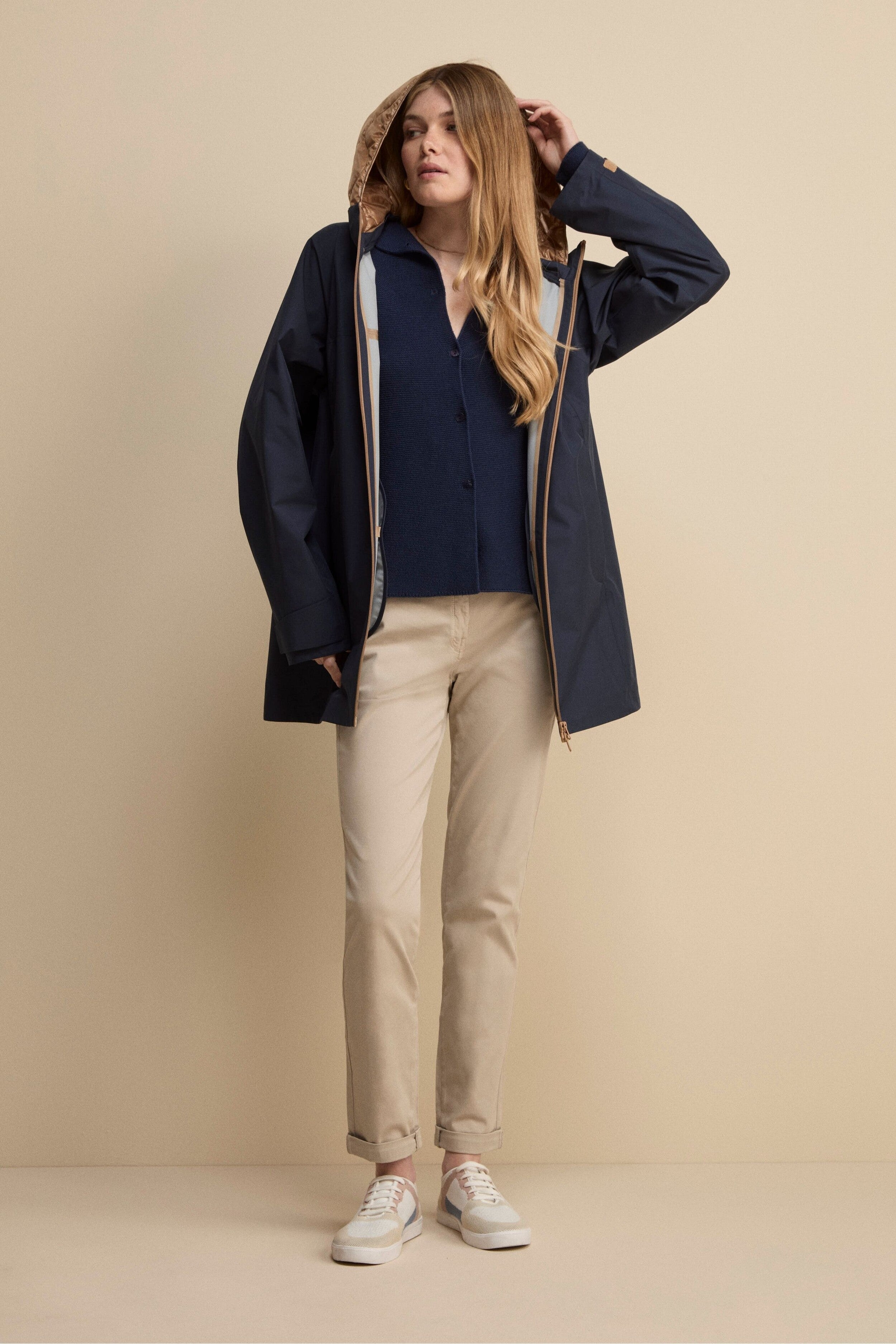 Pantalone Twill Regular Fit - BEIGE