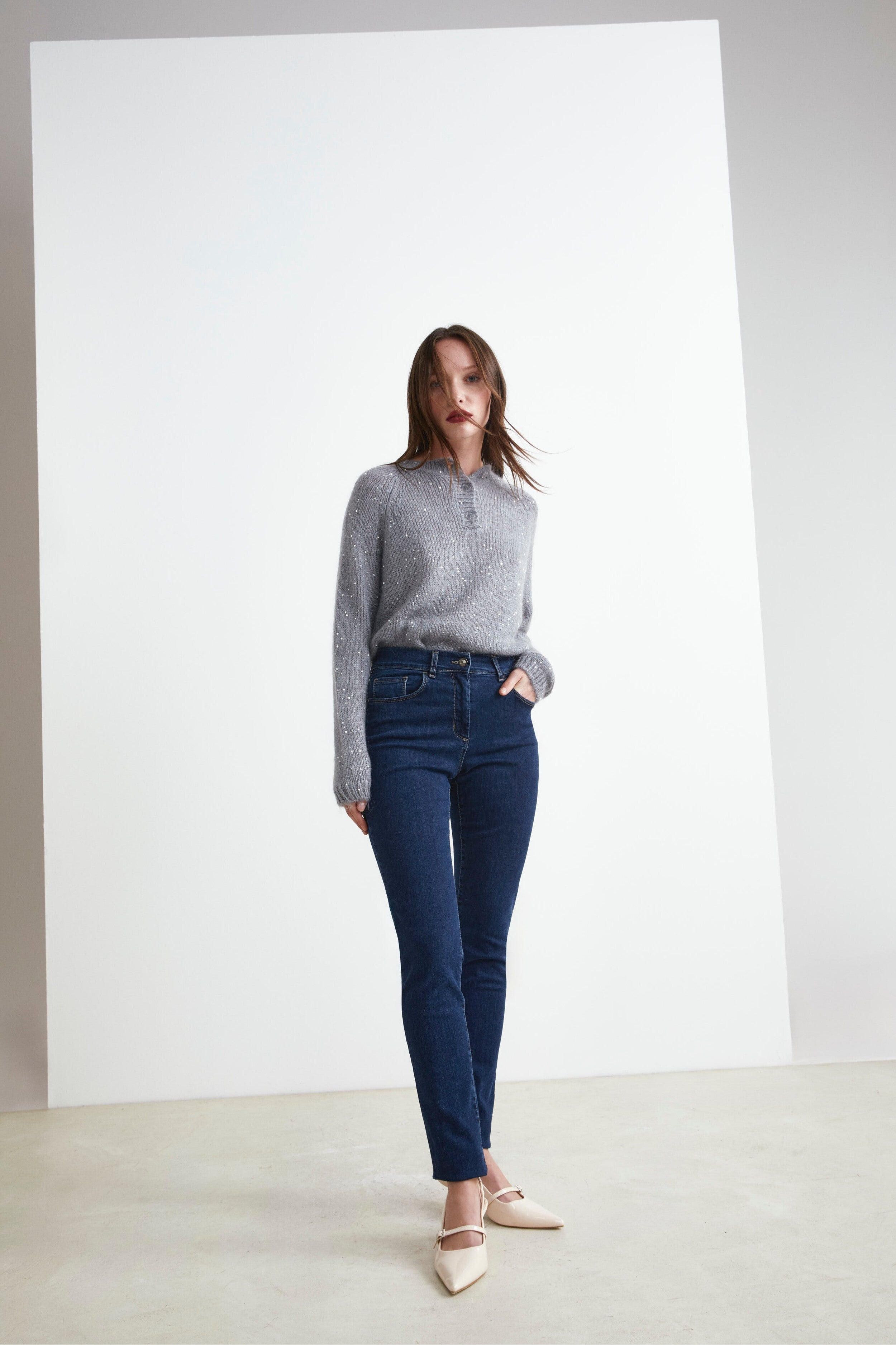 Denim Straight Cinque Tasche - JEANS