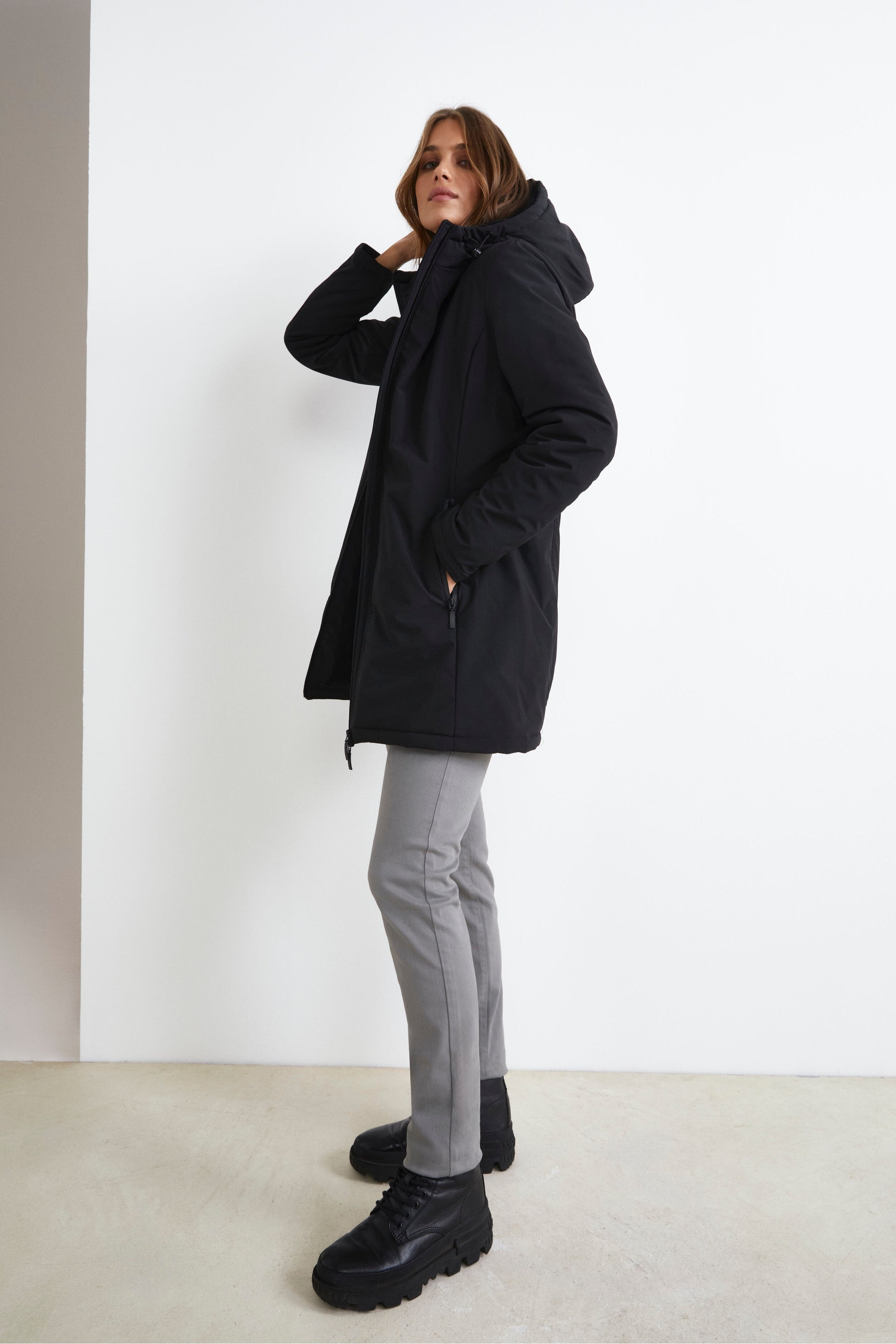 Pantalone Stretch Cinque Tasche - SILVER