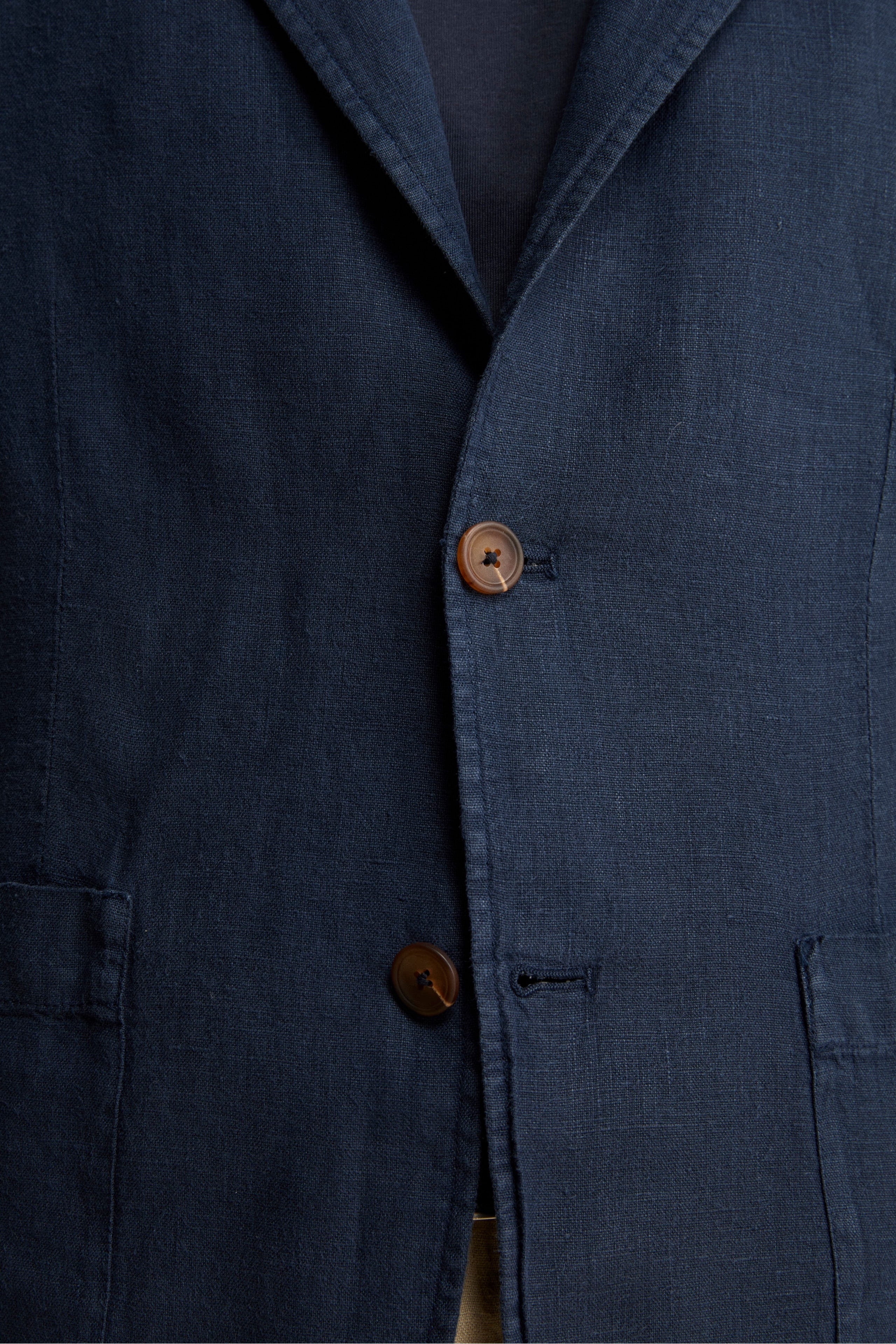 Giacca Blu in Lino - BLU NOTTE