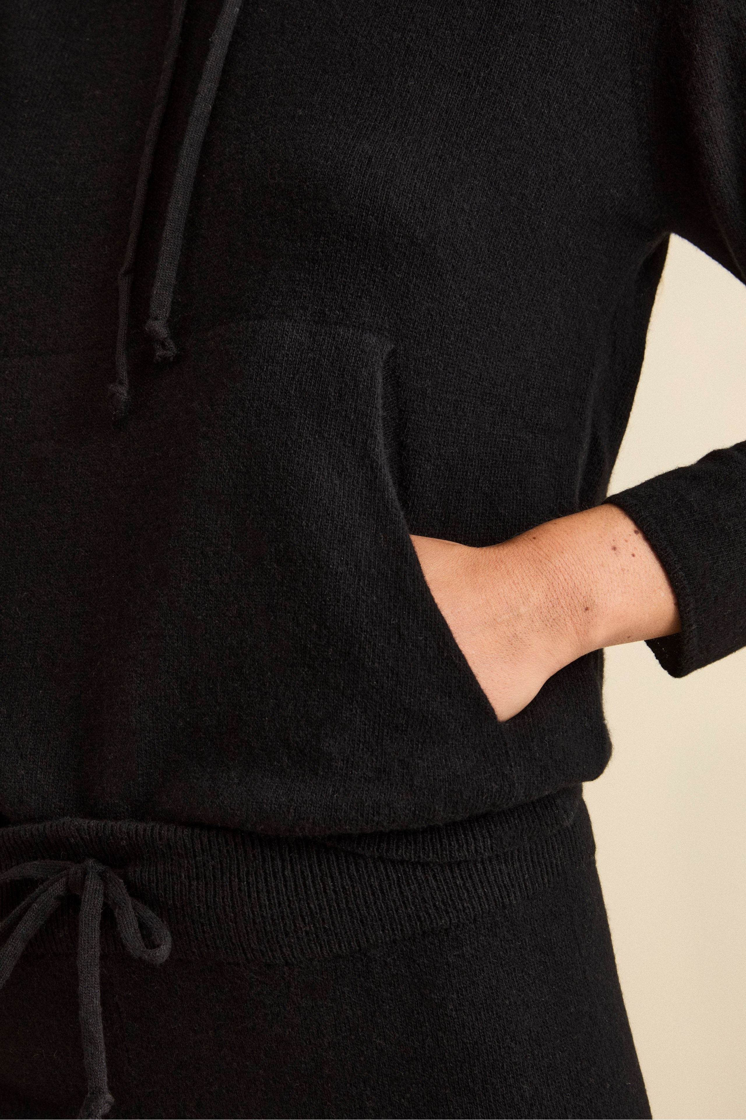 Combinaison Douce en Cachemire - NOIR