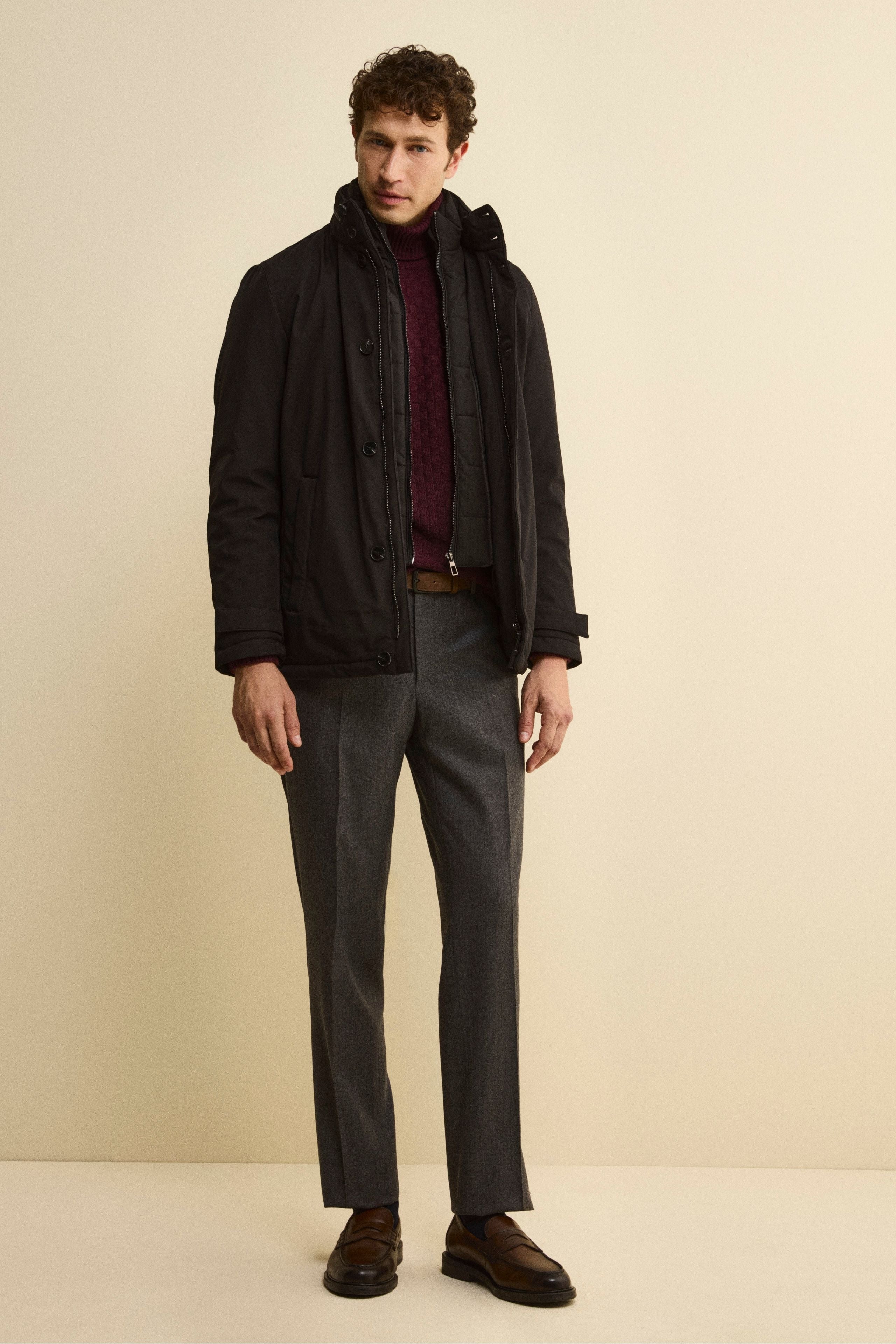 Pleated Wool and Cashmere Trousers - Medium grey