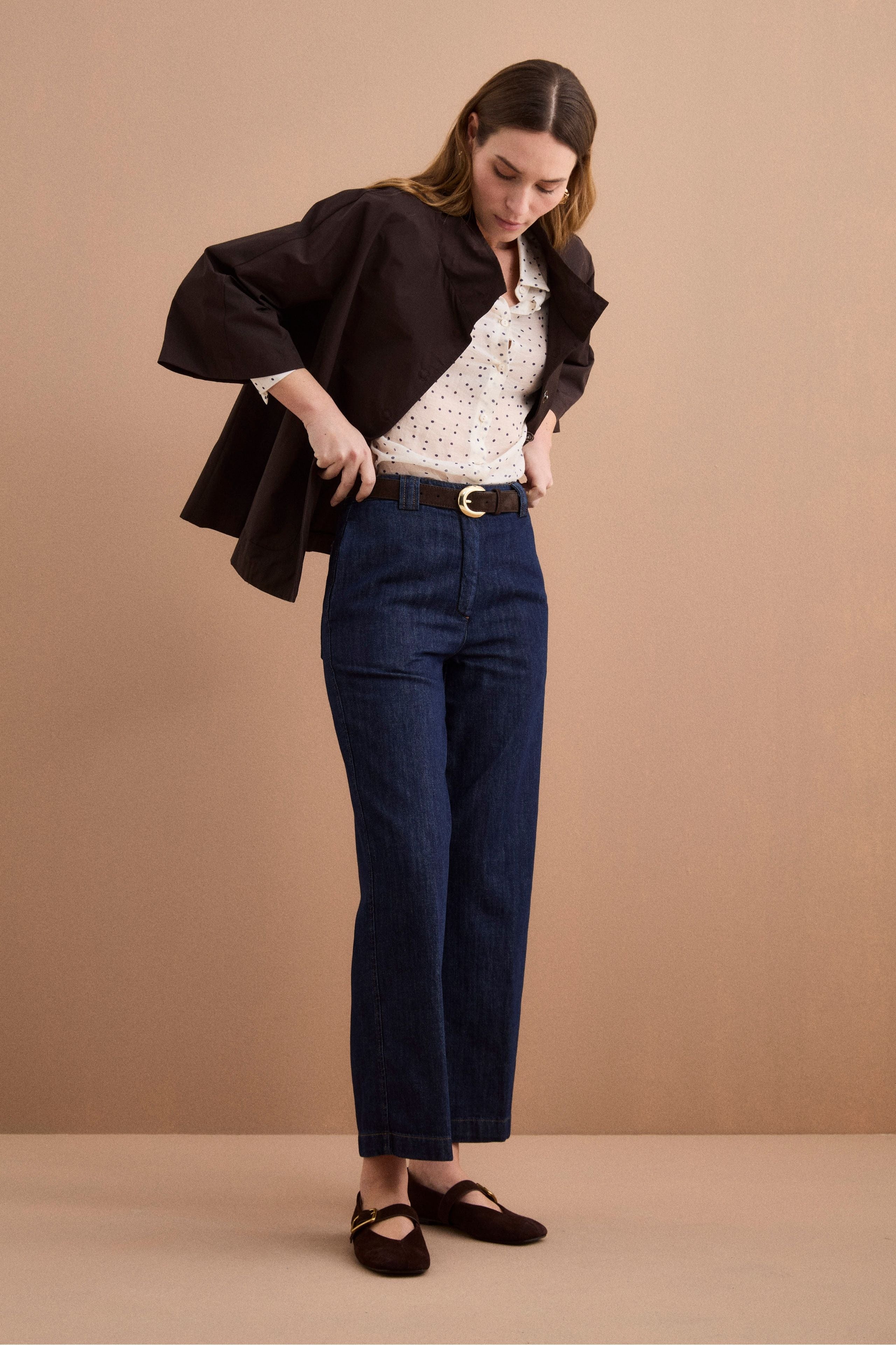 Jeans Straight in Cotone - DENIM