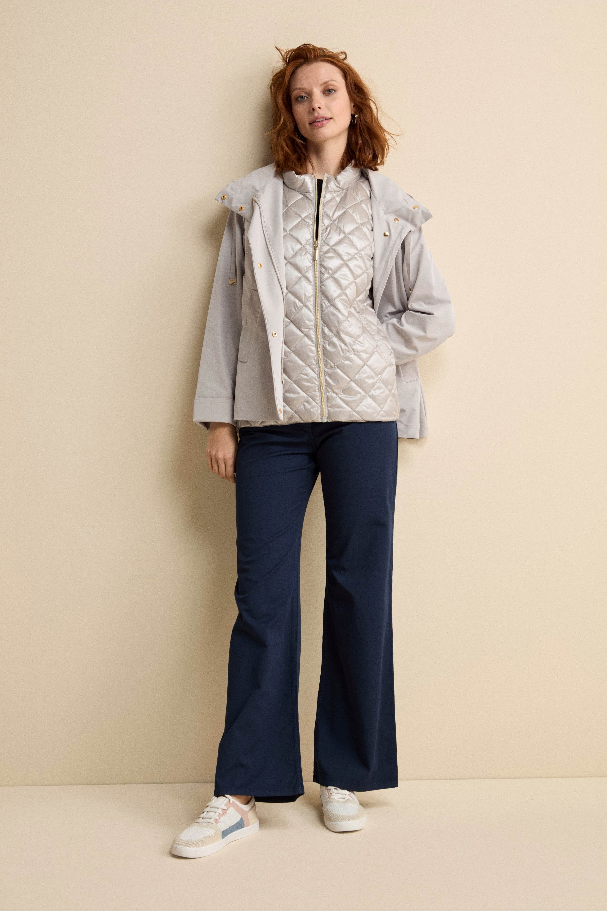 Pantalone Cinque Tasche a Gamba Larga - BLU