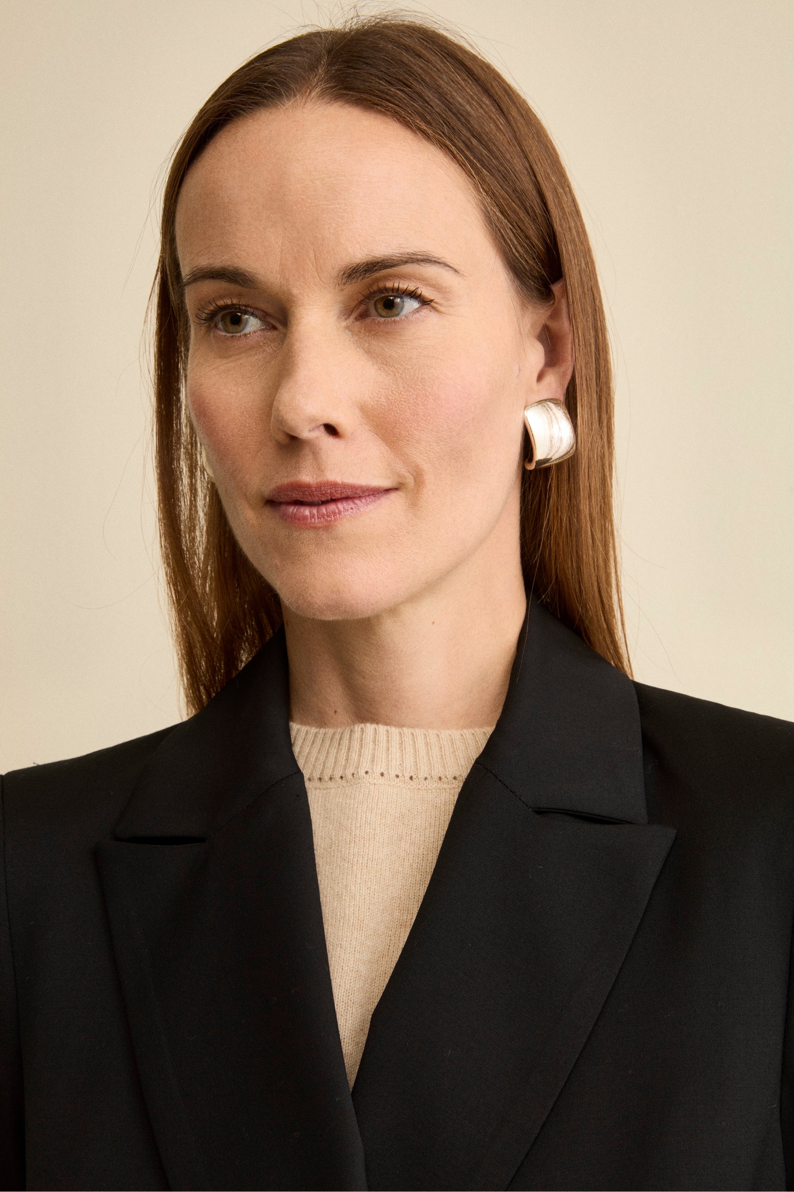 Double-Breasted Suit in Virgin Wool - BLACK