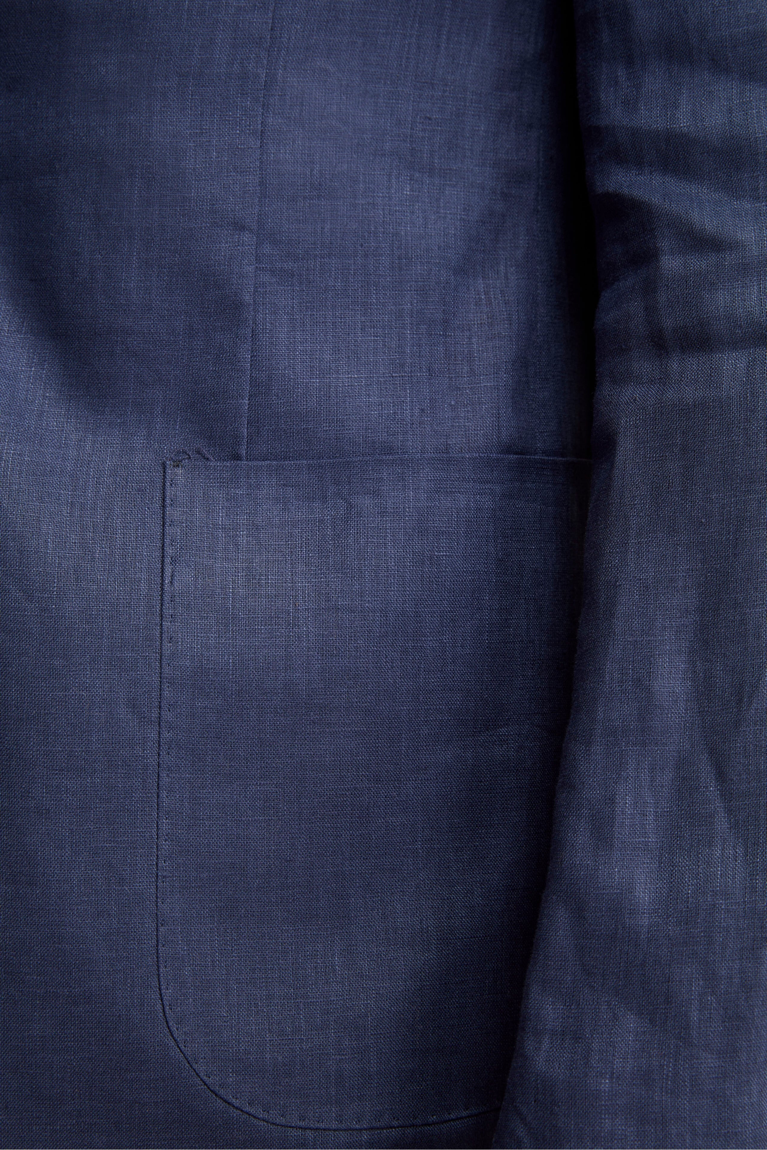 Abito in lino monopetto - BLU