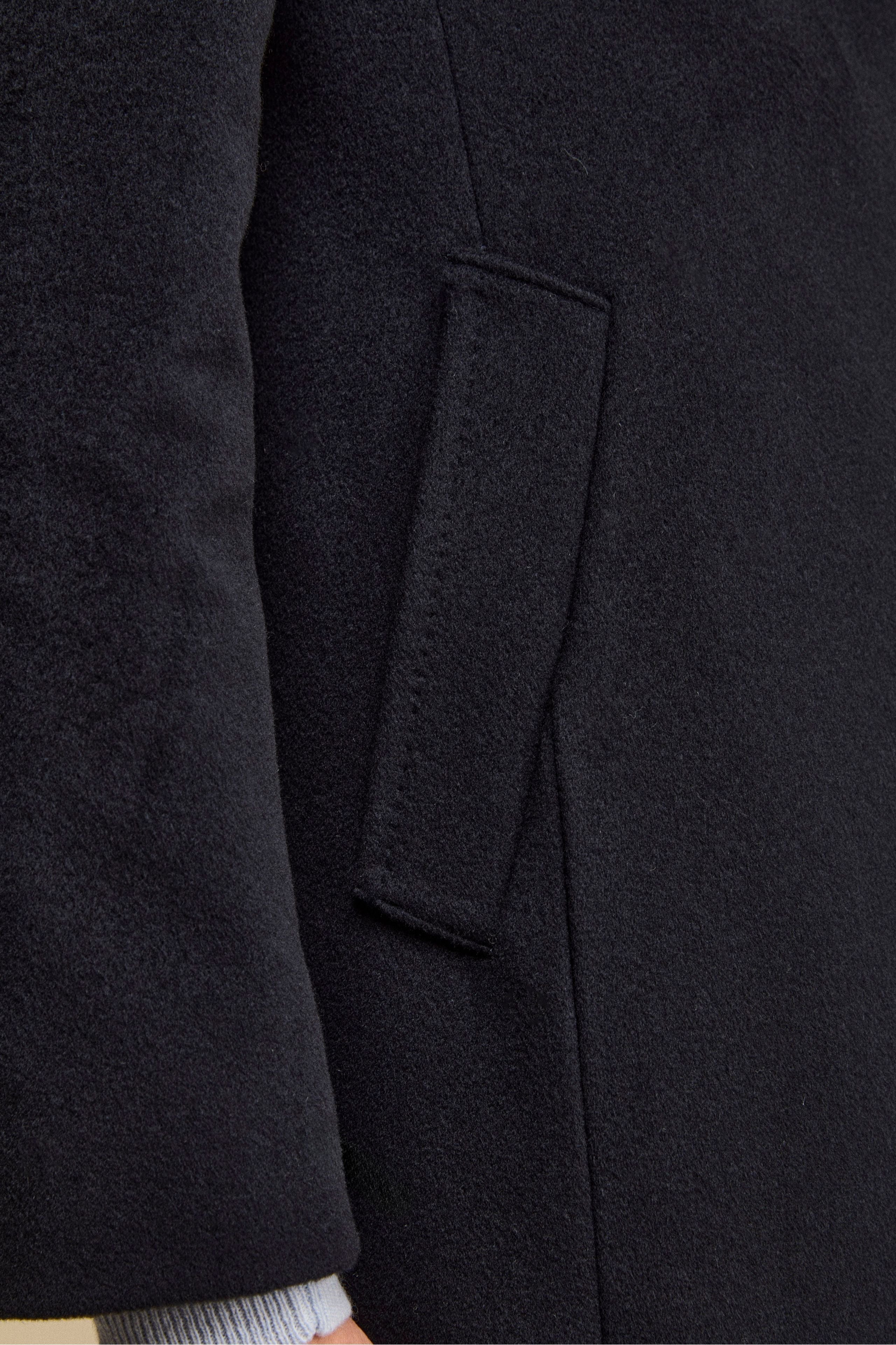 Damenmantel aus Kaschmir - BLAU