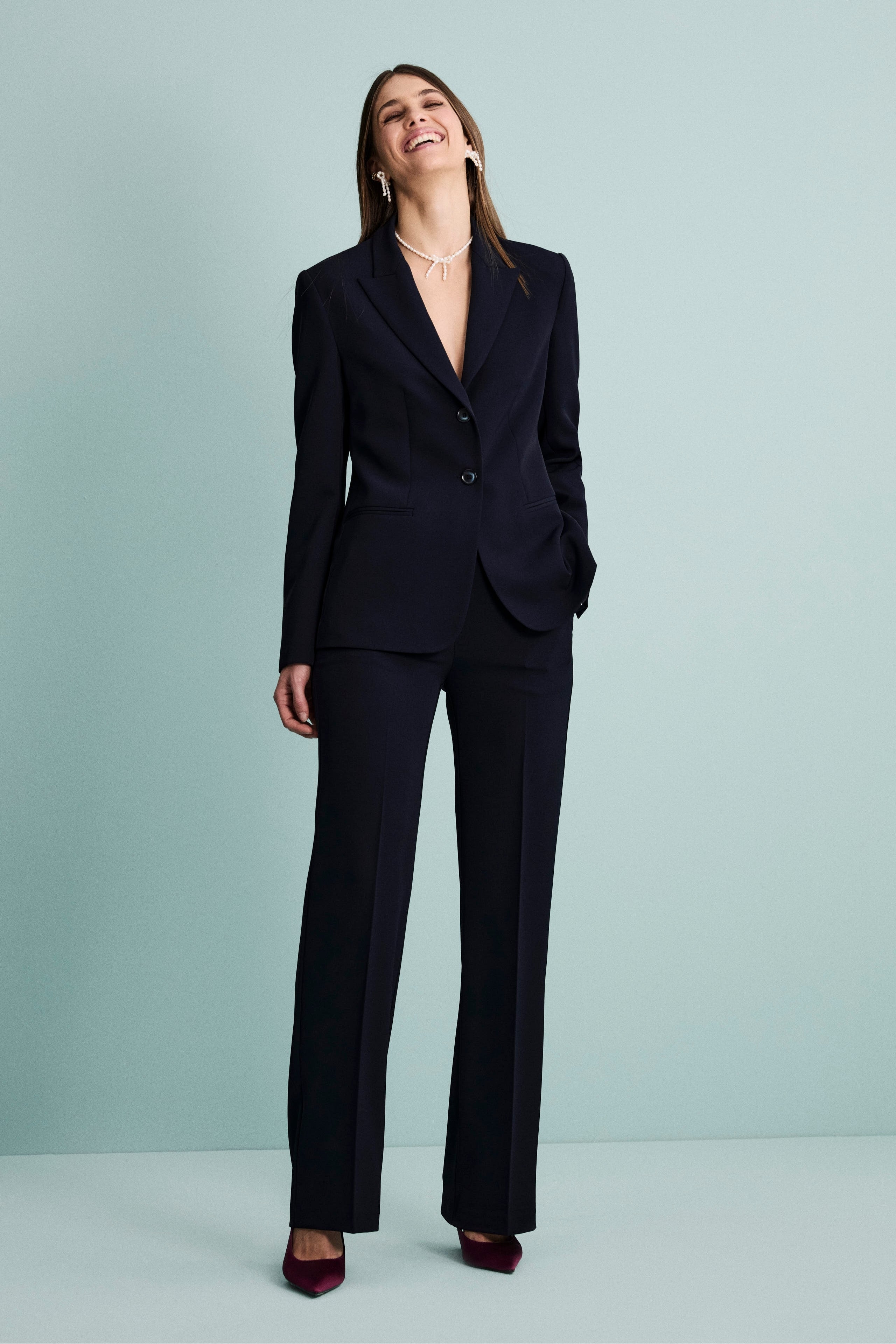 Pantalone Cady da Cerimonia a Palazzo - BLU