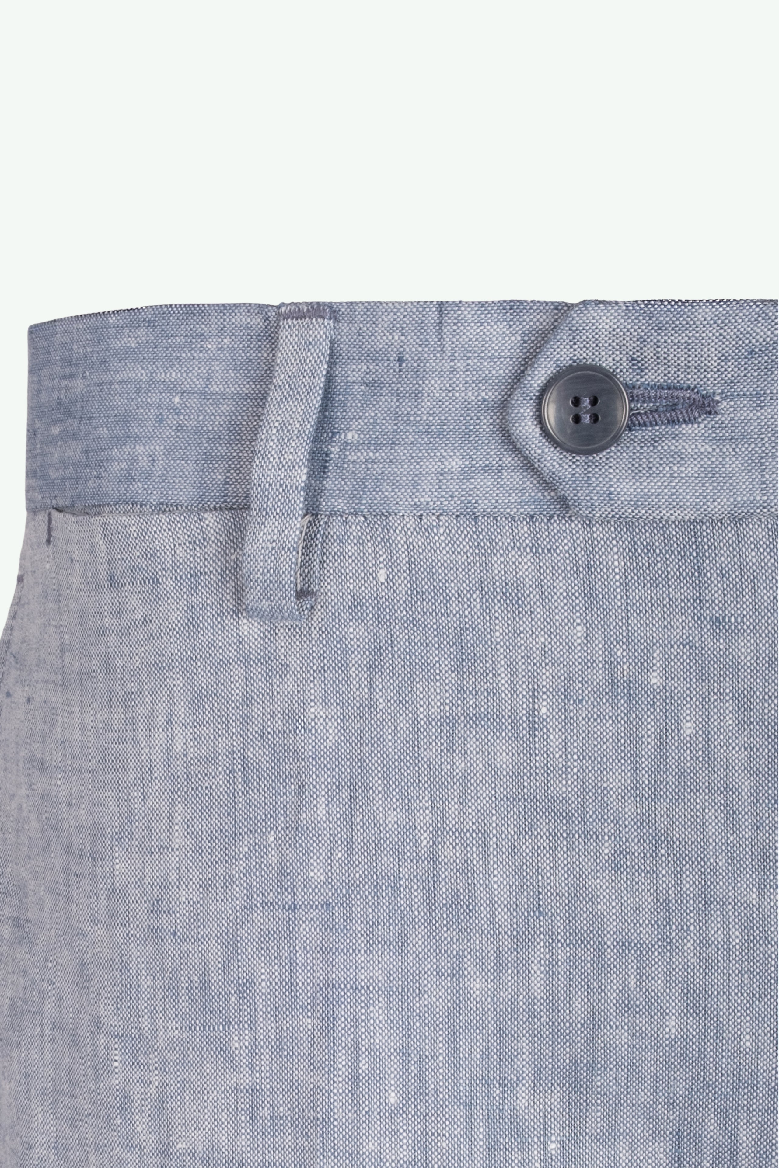 Pantalone Slim Fit in Lino con Pieghe - AVIO