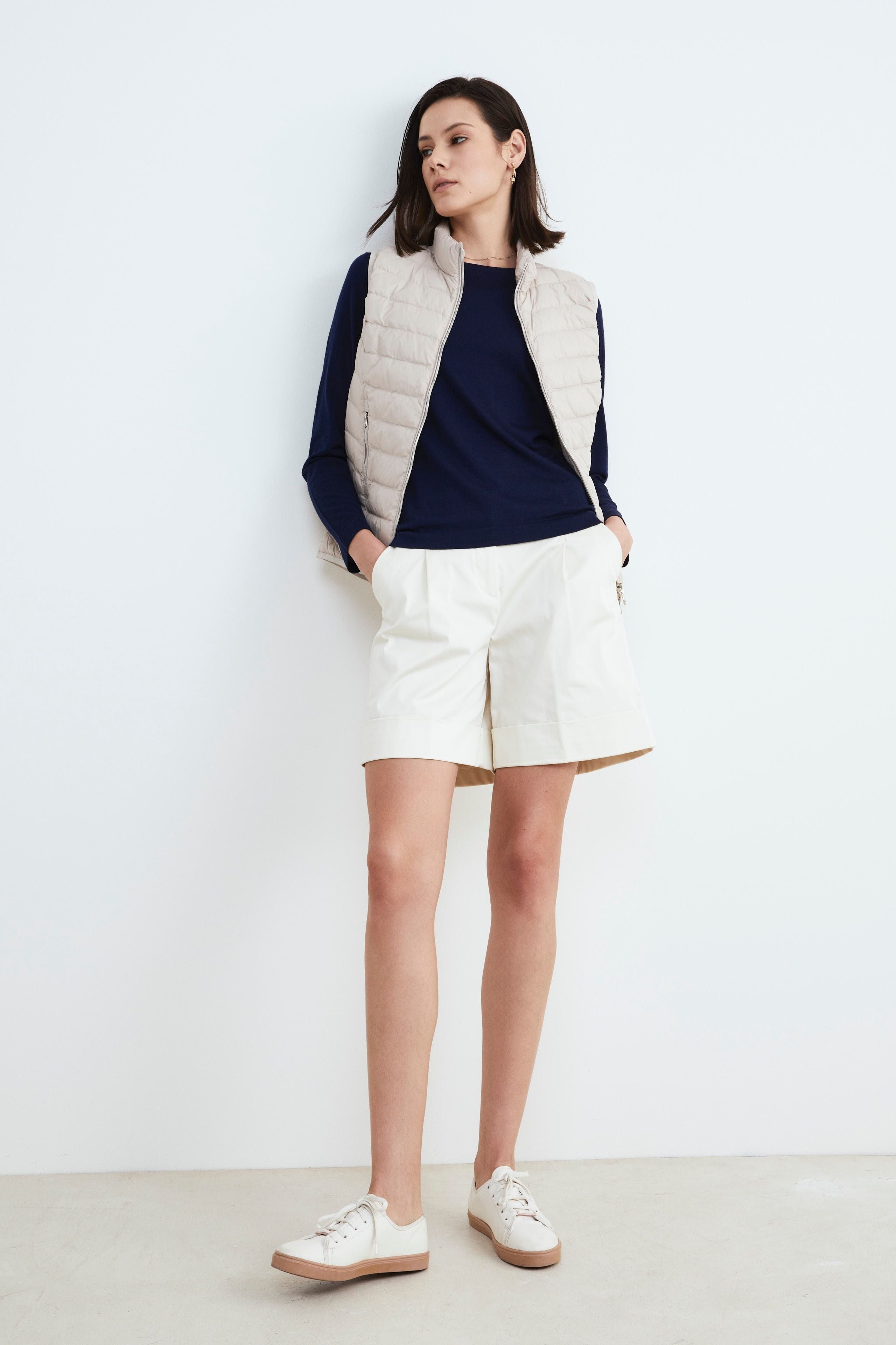 Shorts bianchi donna - PANNA