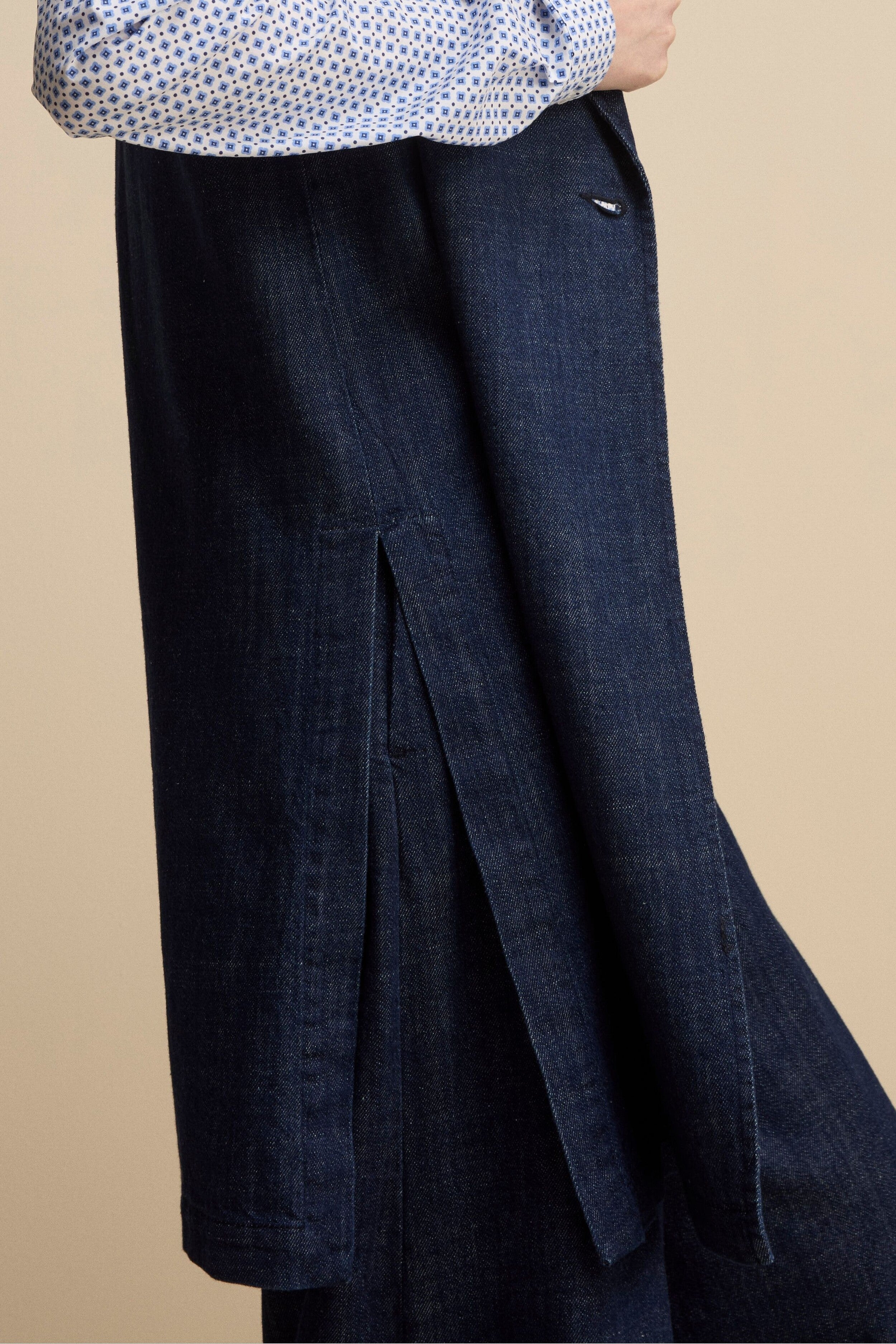 Gilet Lungo in Denim - JEANS