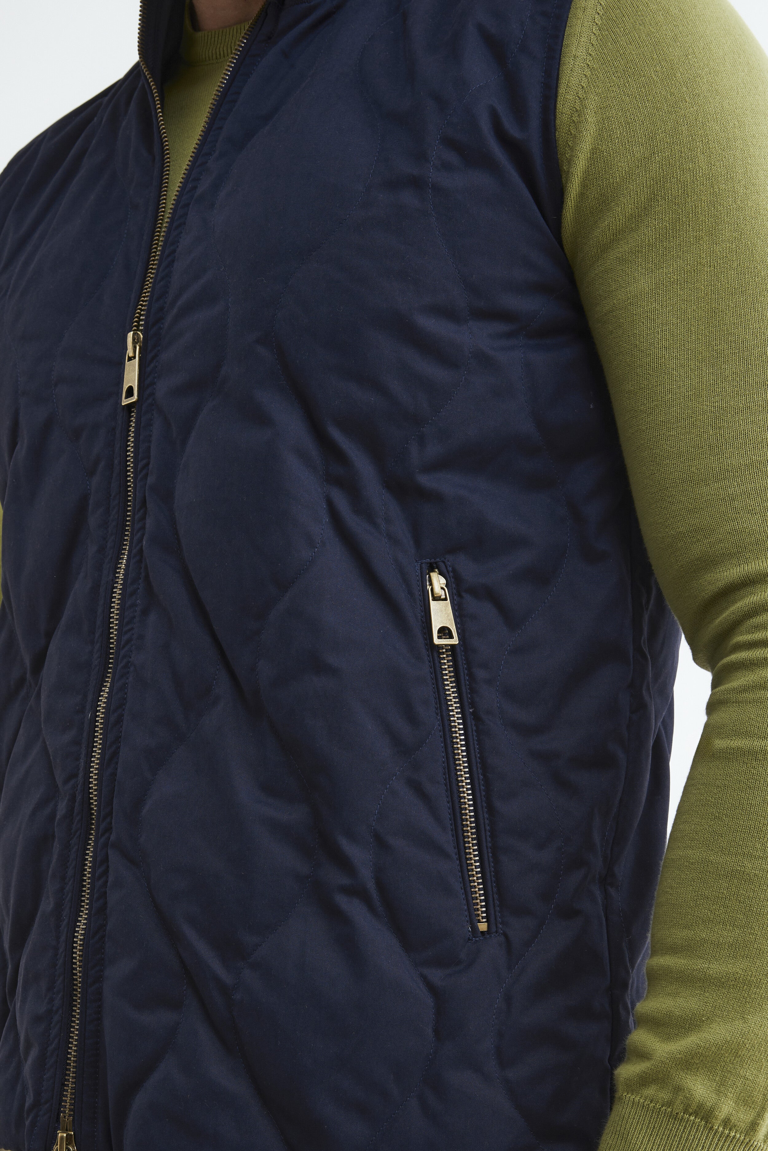 Gilet trapuntato uomo - BLU