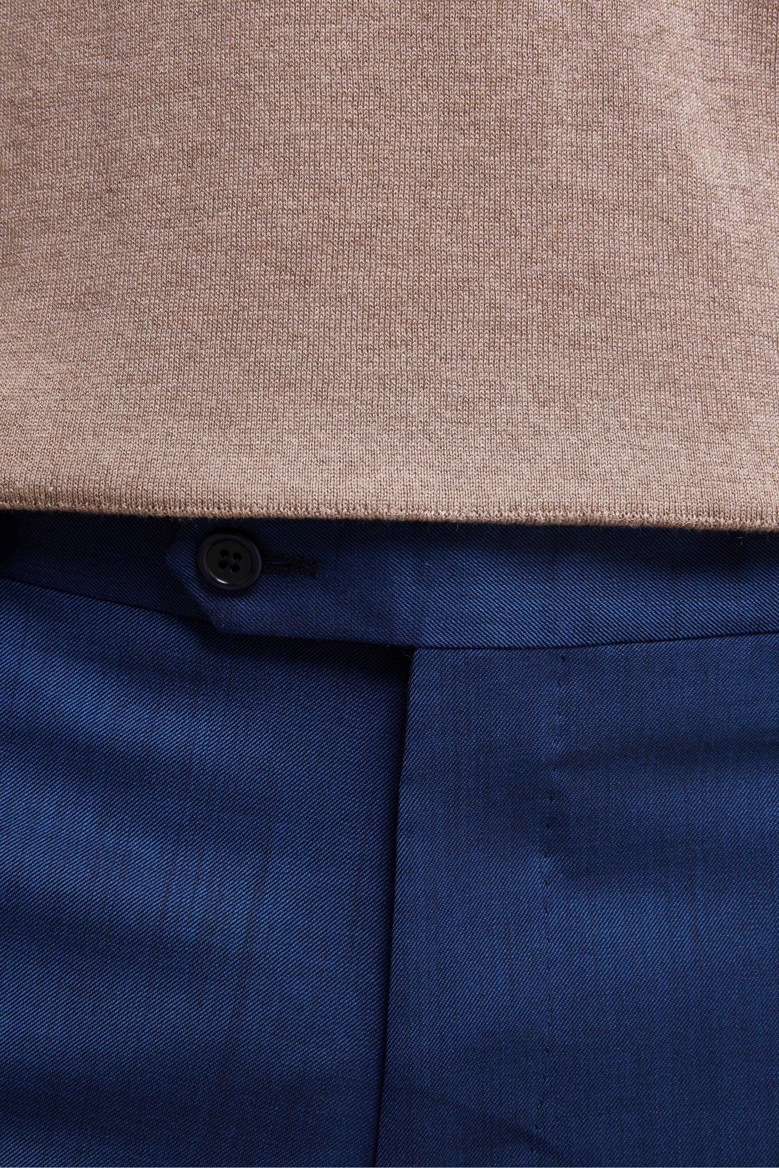Abito Colorato Monopetto Slim Fit - BLU