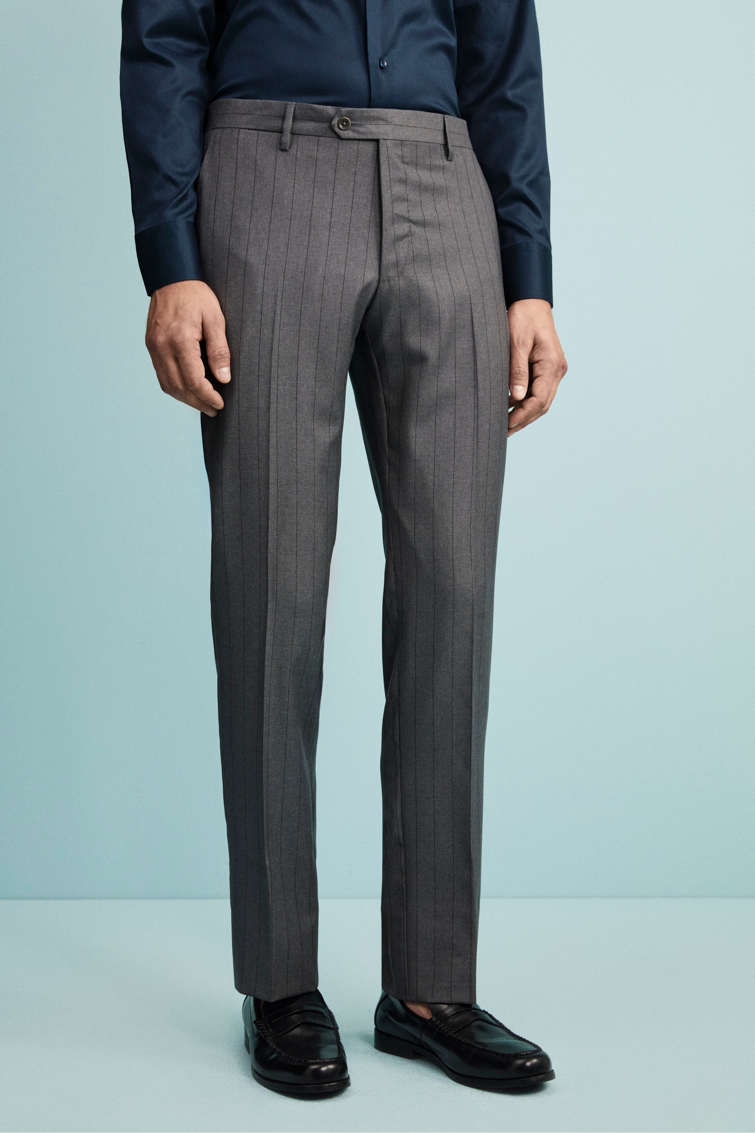 Abito grigio doppiopetto - GRIGIO GESSATO