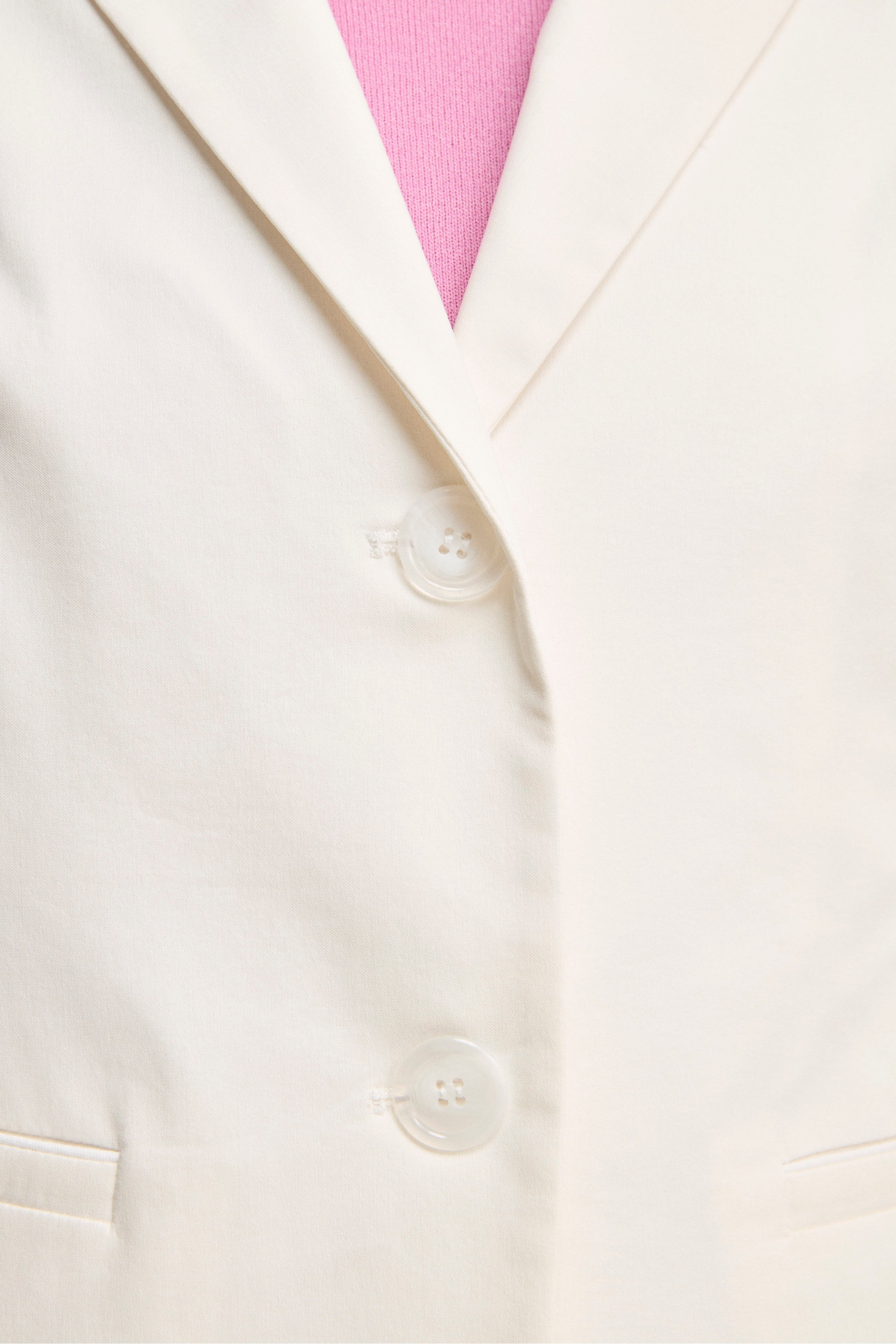 Giacca Basic in Bengalina - BIANCO