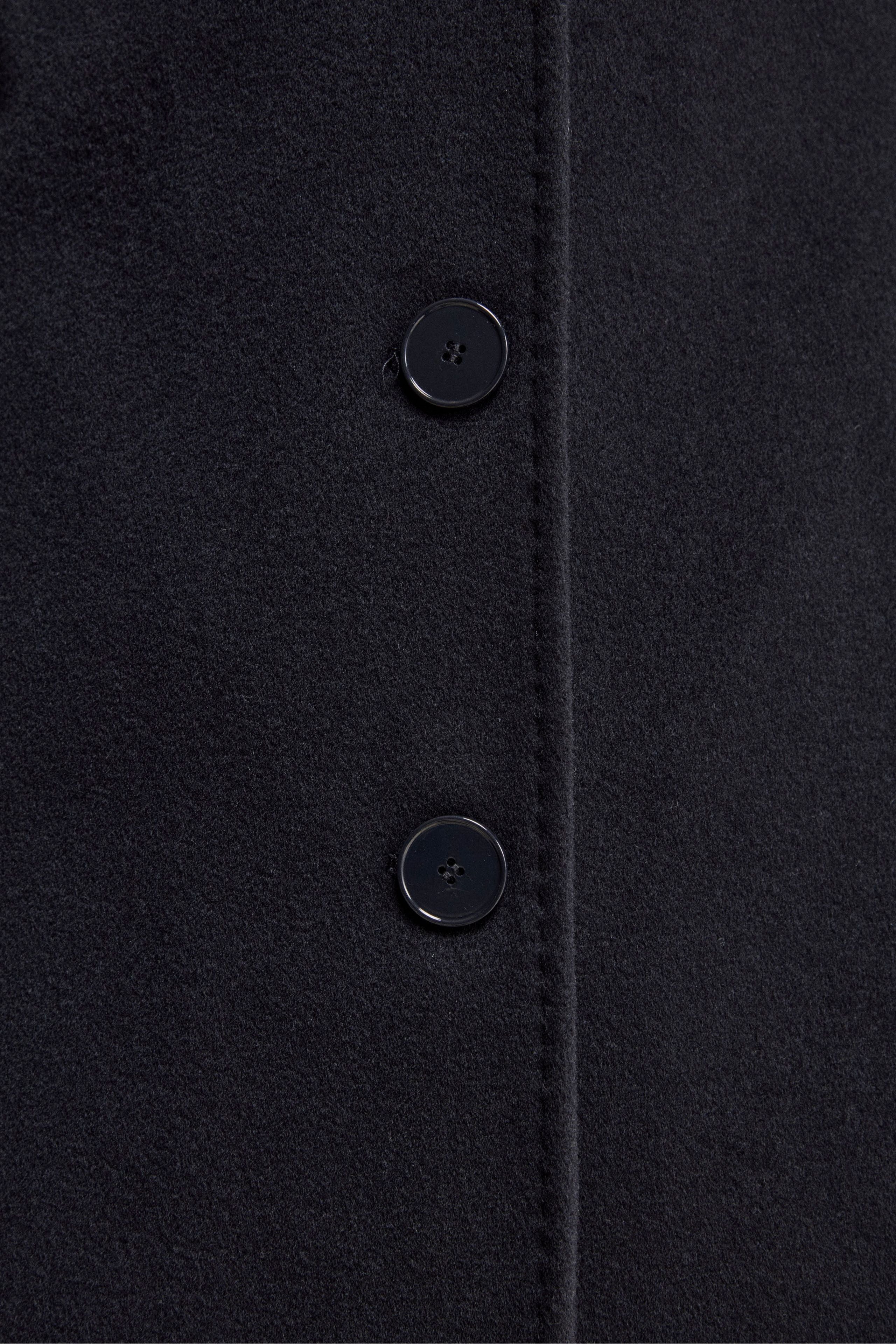 Damenmantel aus Kaschmir - BLAU