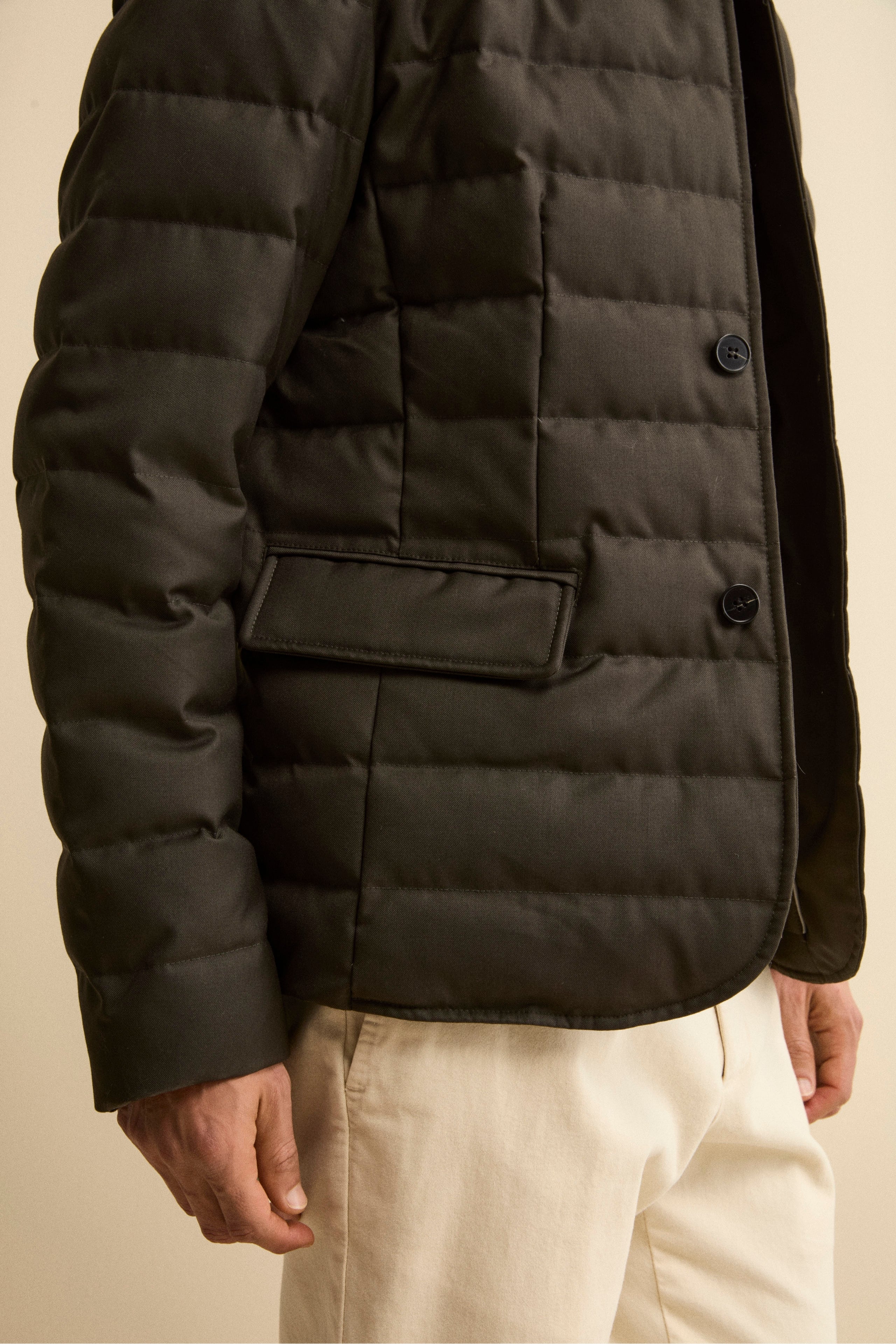 Padded Jacket with Bib - -
