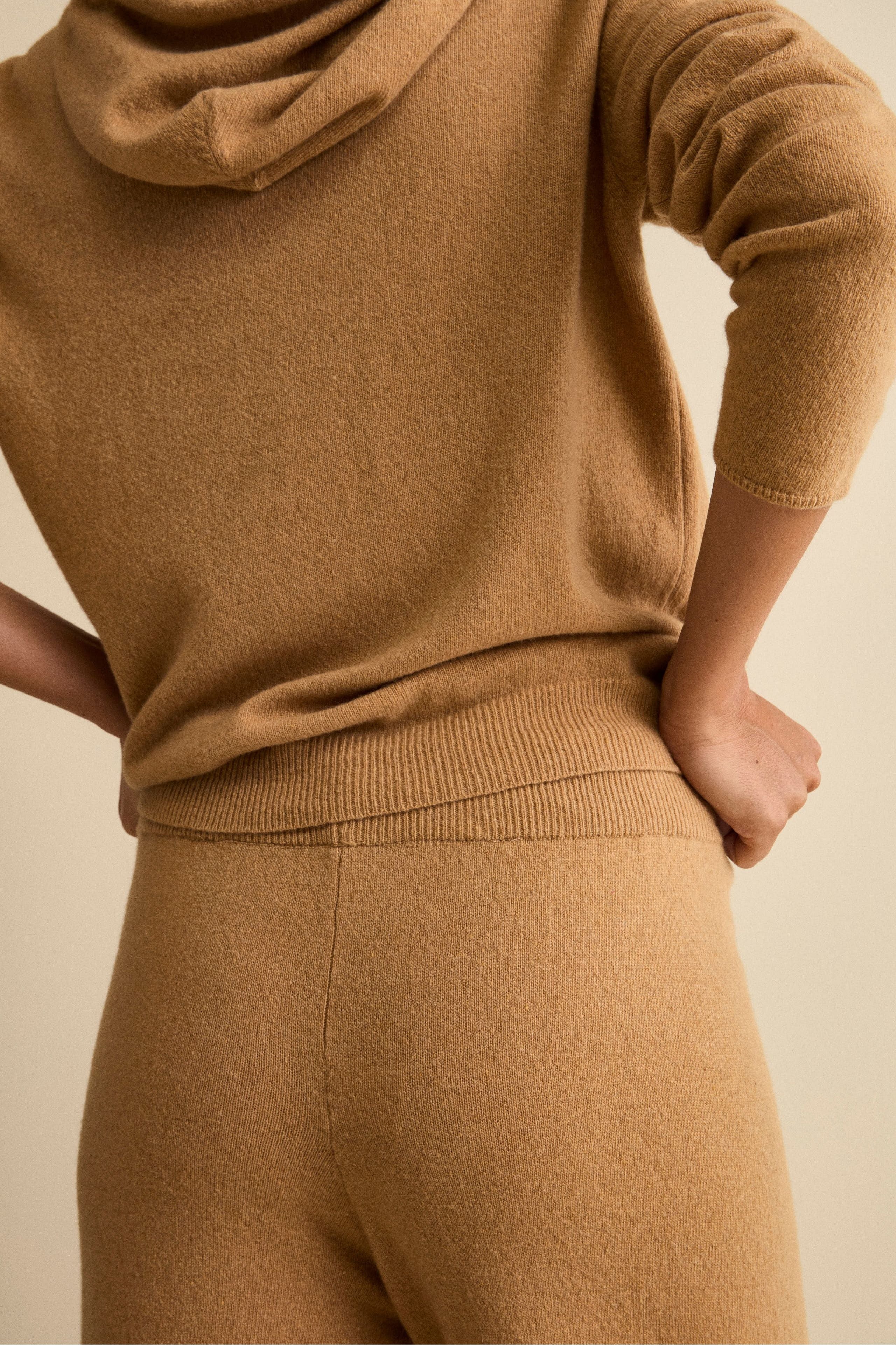 Combinaison en cachemire - Chameau