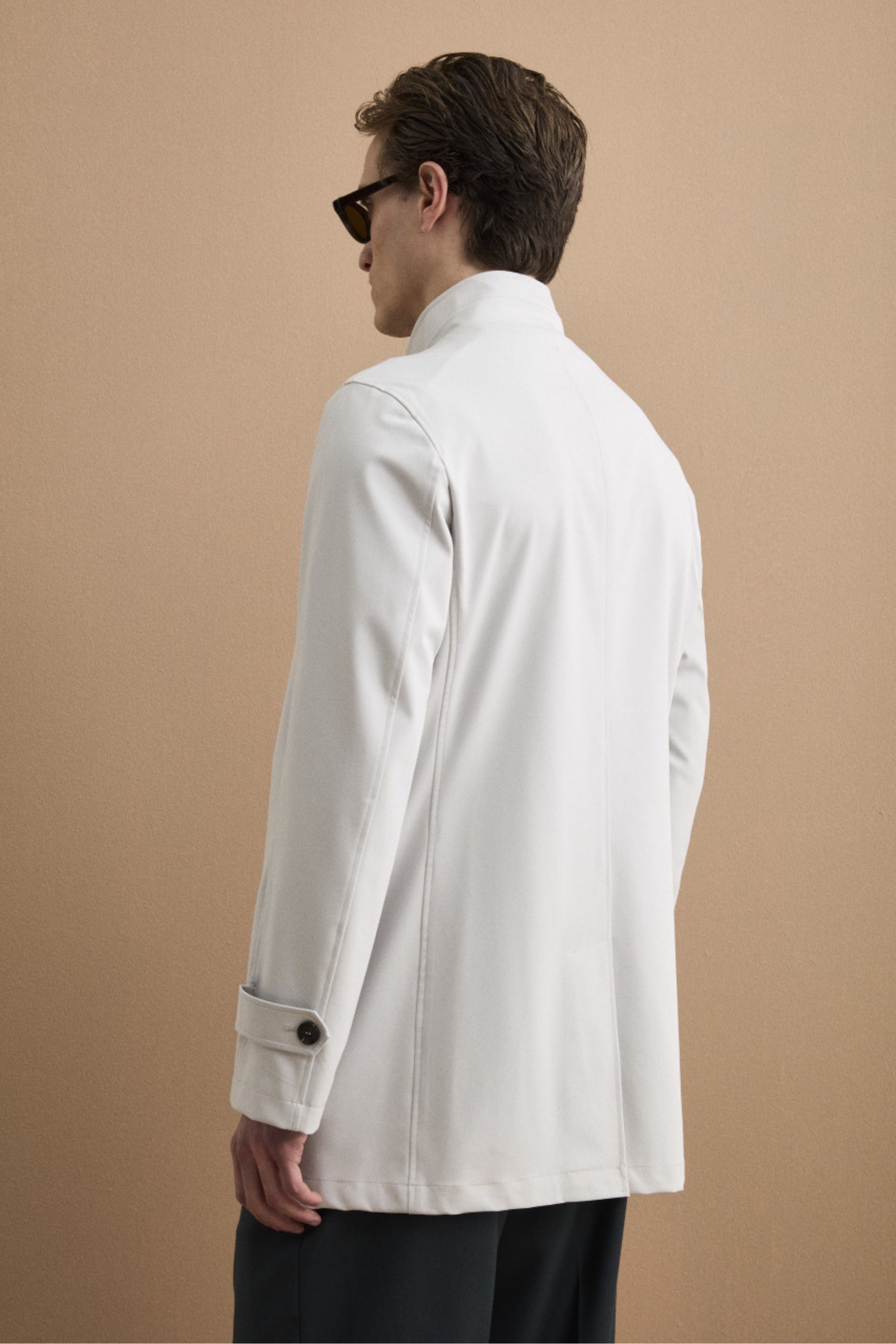 Impermeabile Monopetto Semifoderato - GHIACCIO