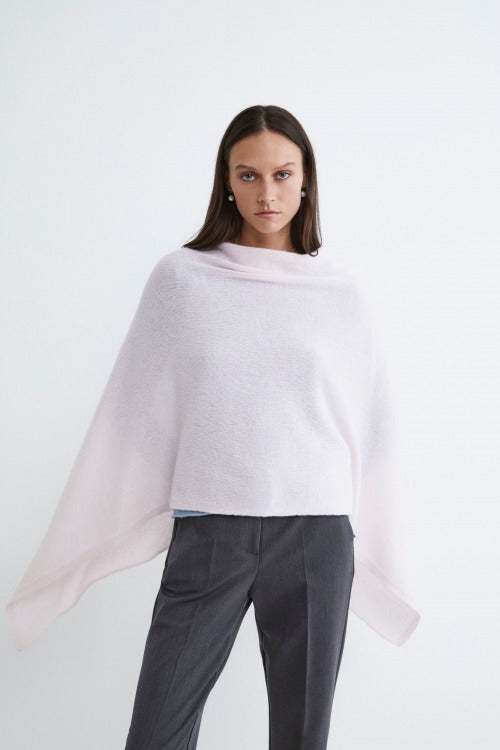 Mantella in cashmere da donna - ROSA