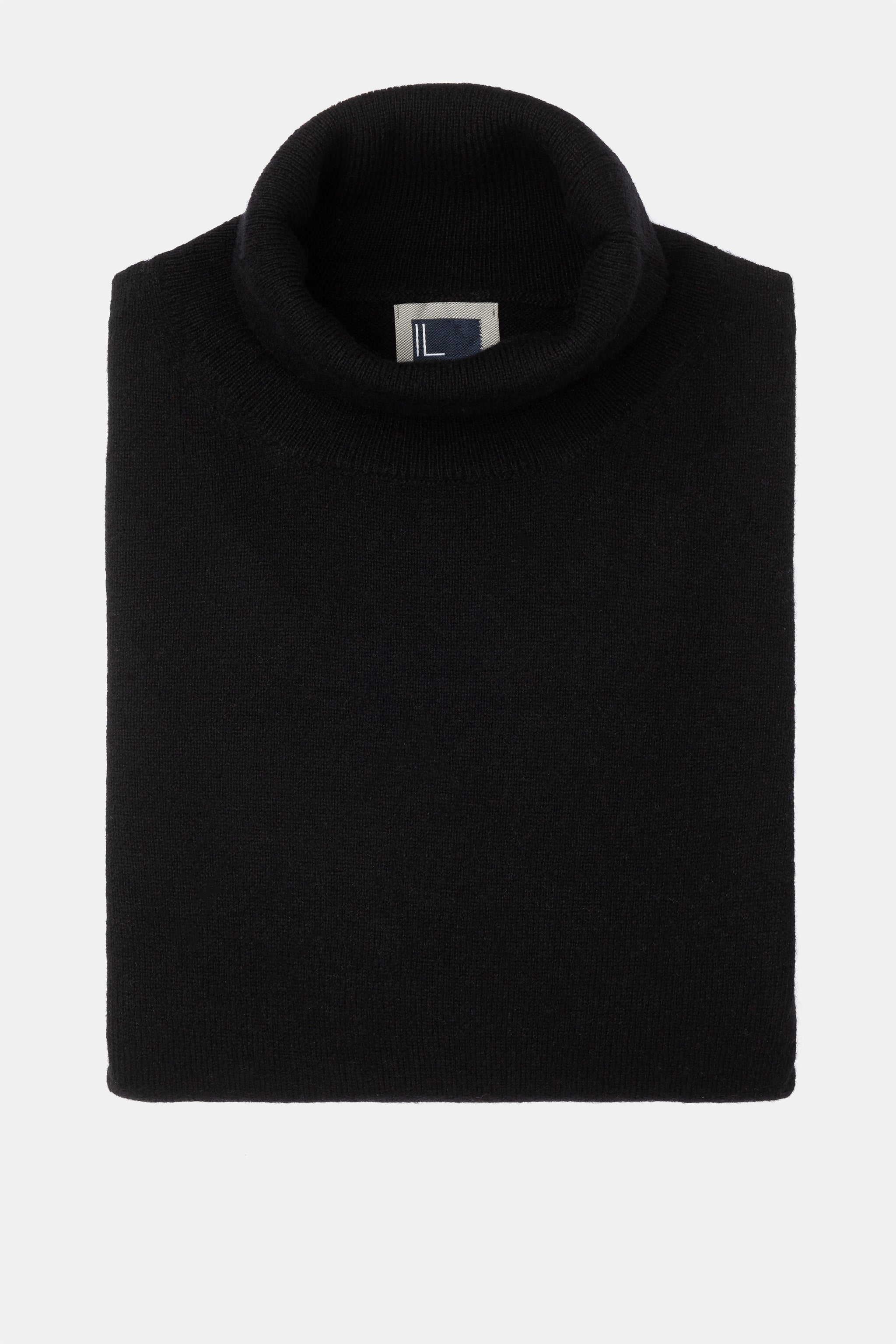 Vintage Licorice Cashmere Turtleneck