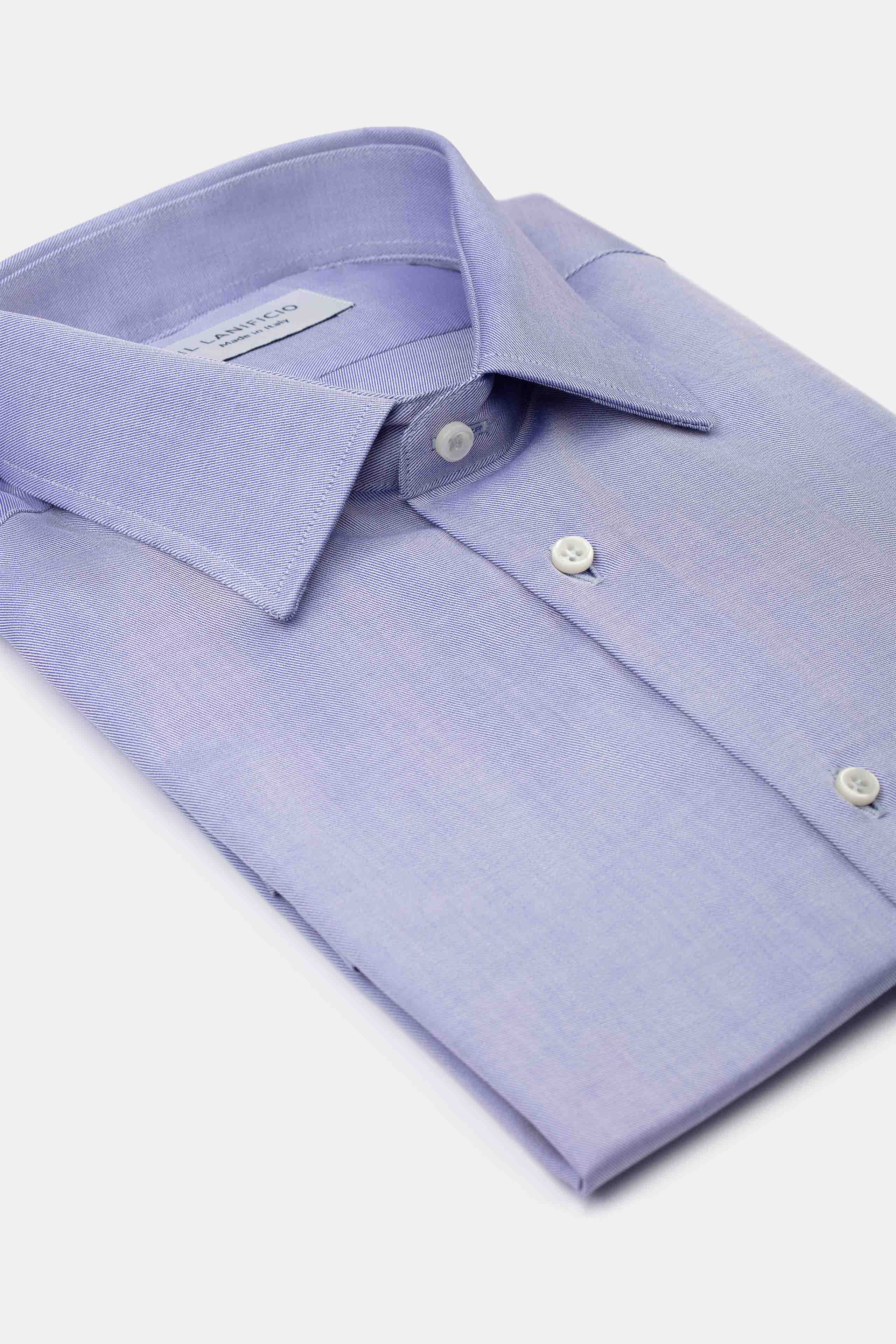 Camicia Slim Collo Classico - AZZURRO