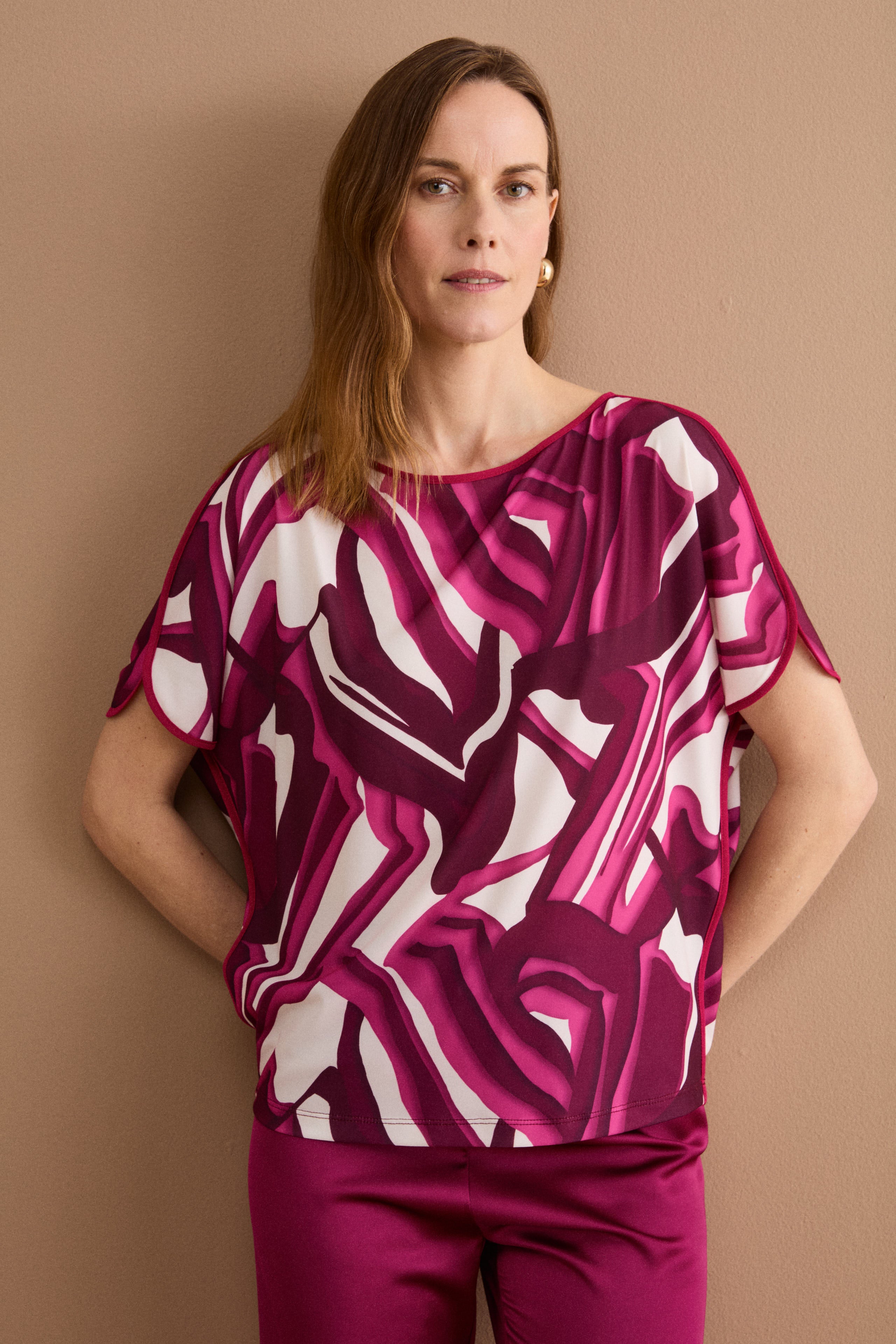 Blusa Fantasia da Cerimonia in Jersey - FANT. FUXIA
