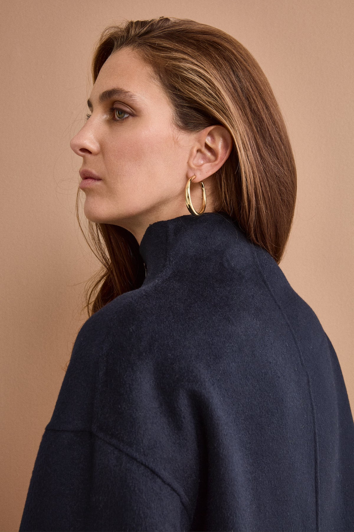 Unlined Wool-Blend Boxy Zip Bomber Jacket - BLUE