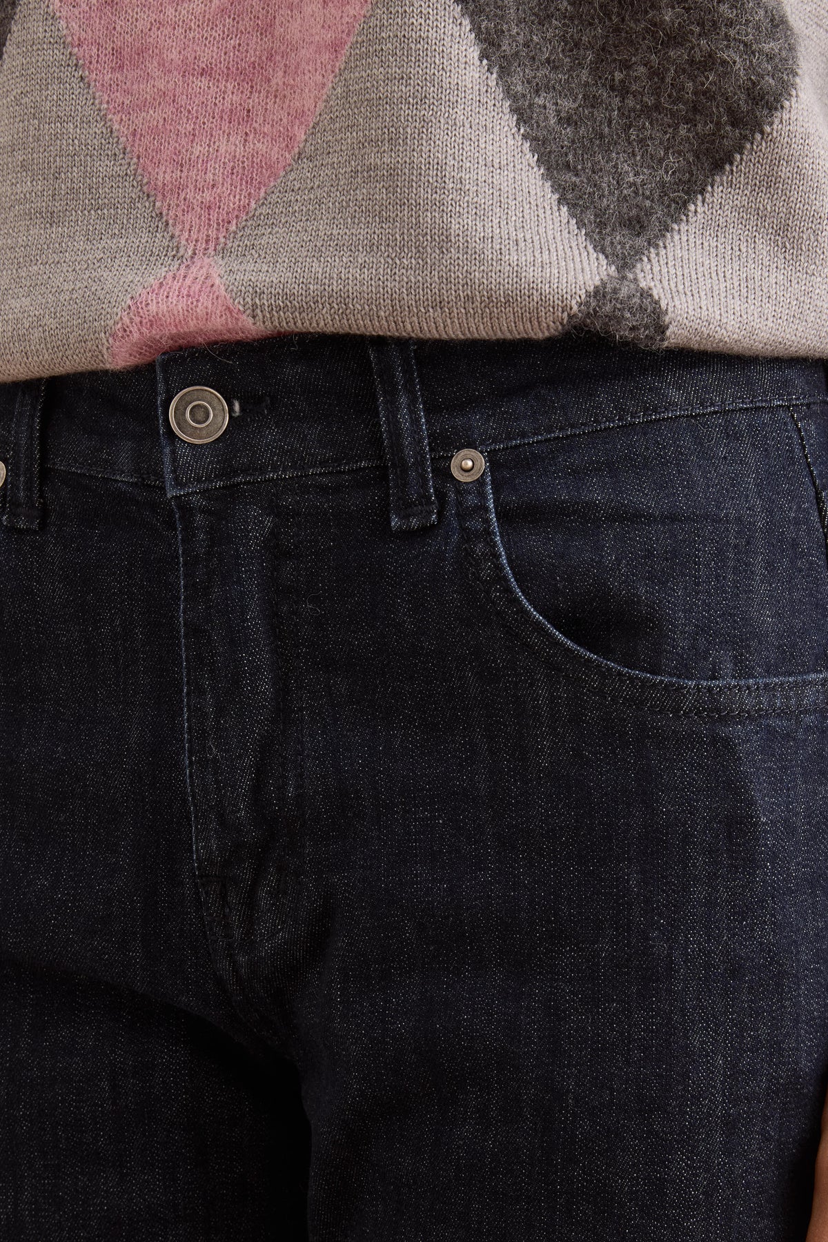 Jeans Straight Cinque Tasche Elasticizzato - JEANS BLU
