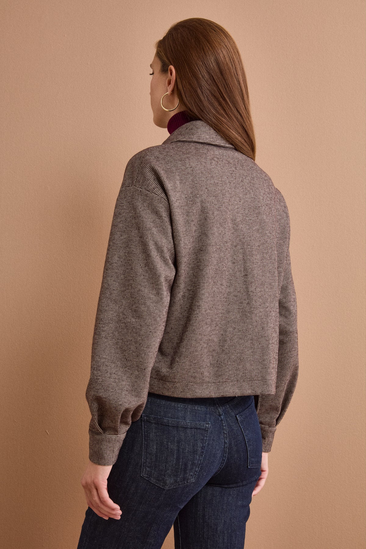 Giacca Overshirt Boxy con Tasche - P/P MORO