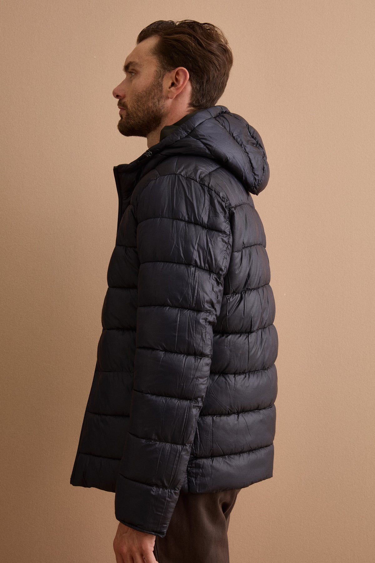 Herren-Wendejacke mit Steppung - GRÜN