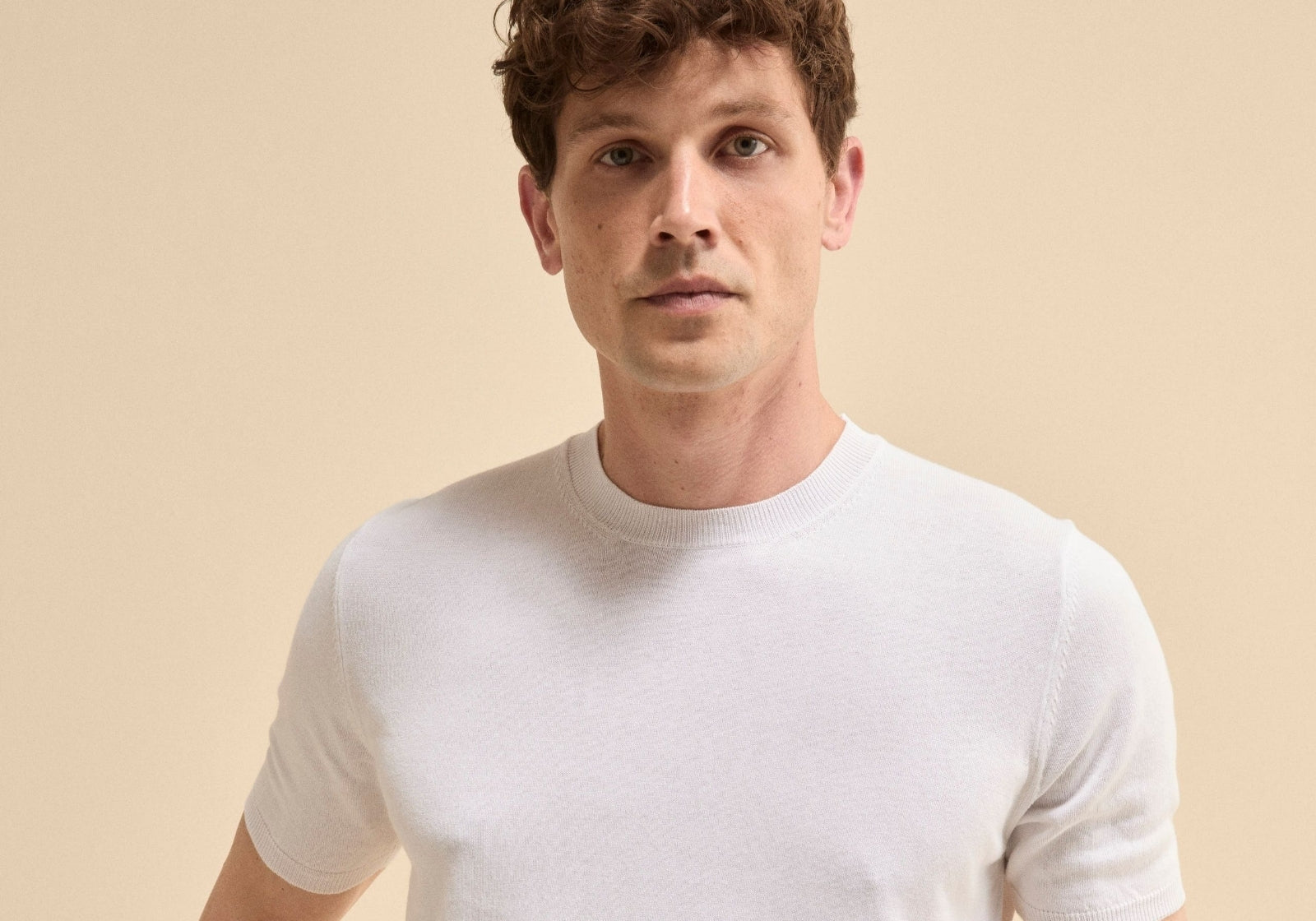 T-shirt bianca da uomo