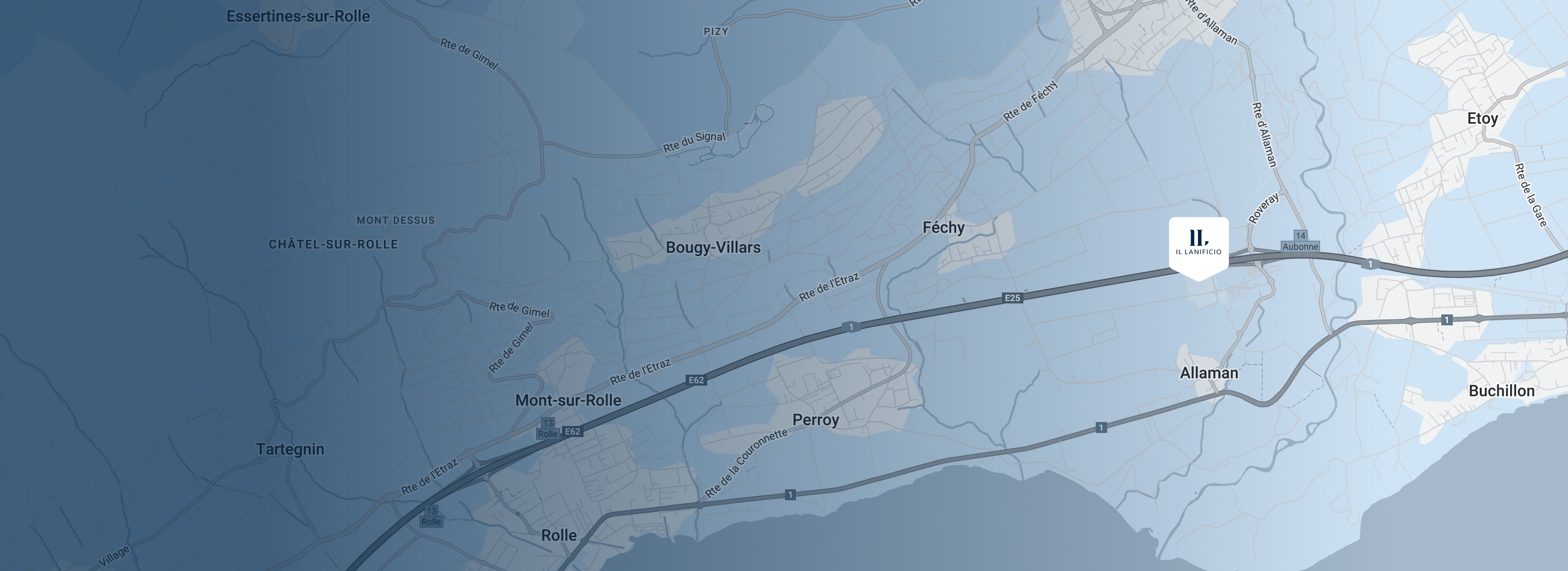 mappa Aubonne IL Lanificio