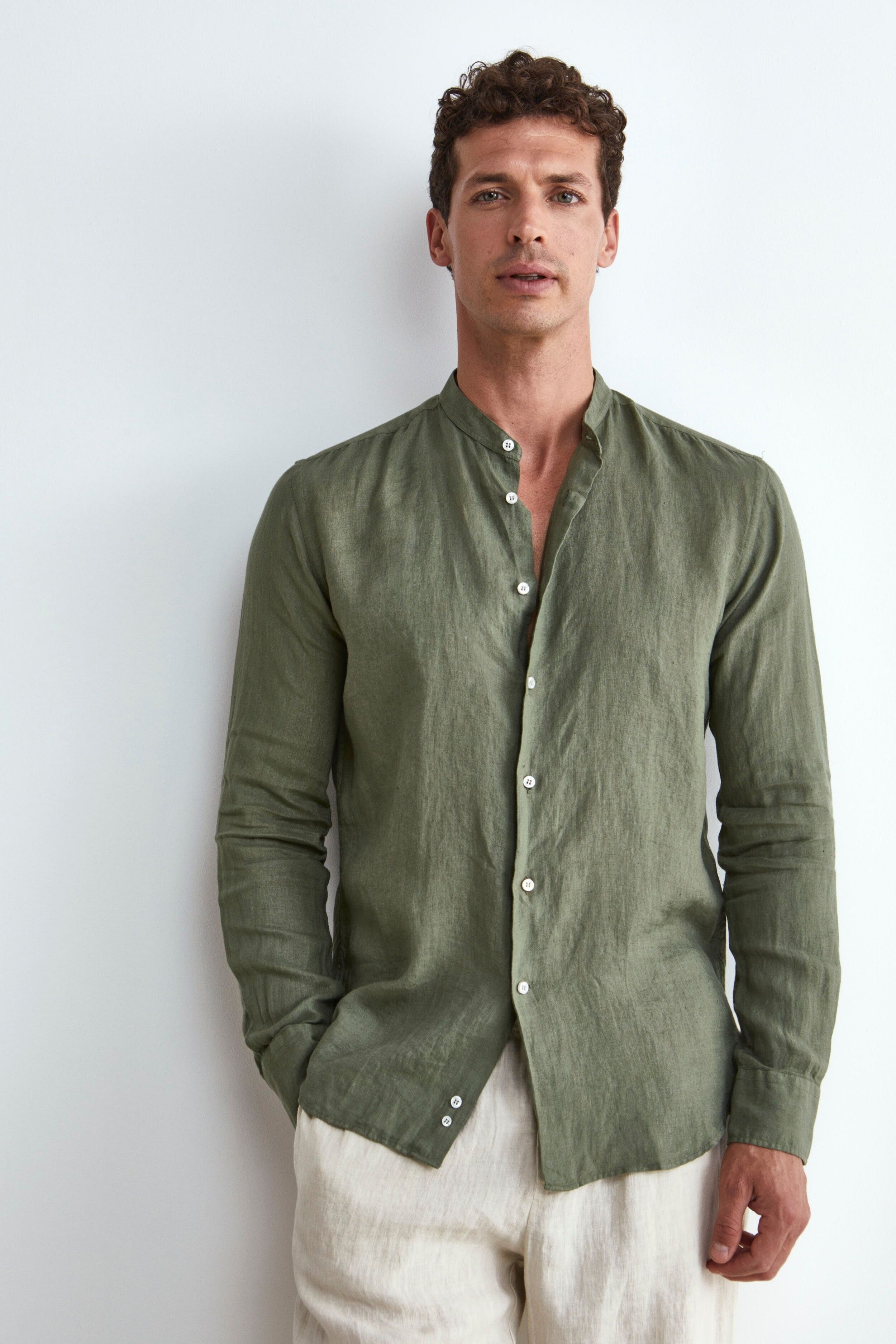 Military Jacket Camicia Verde Militare Outfit Green Custom Fit