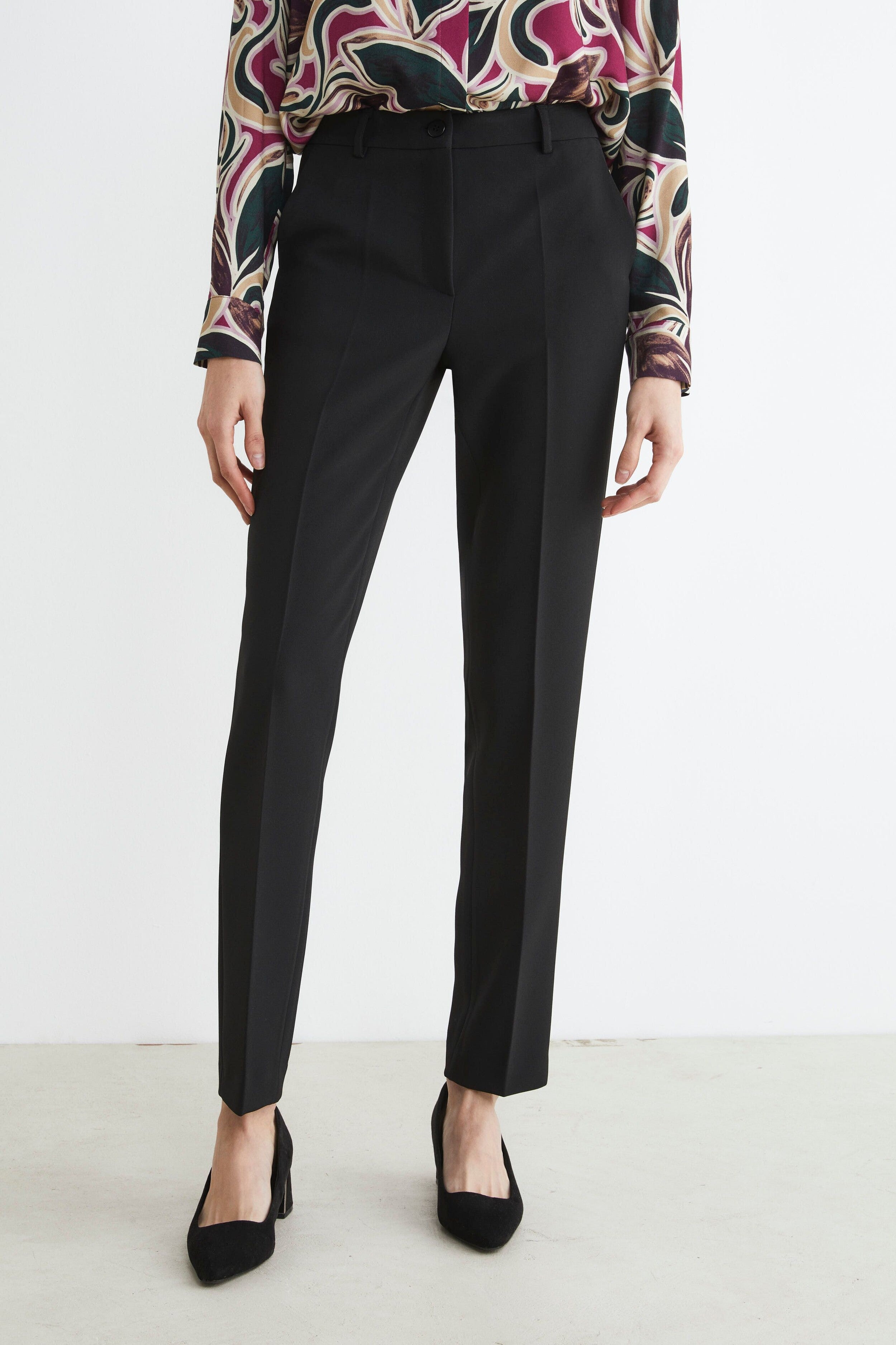 Pantalone dritto elegante - NERO