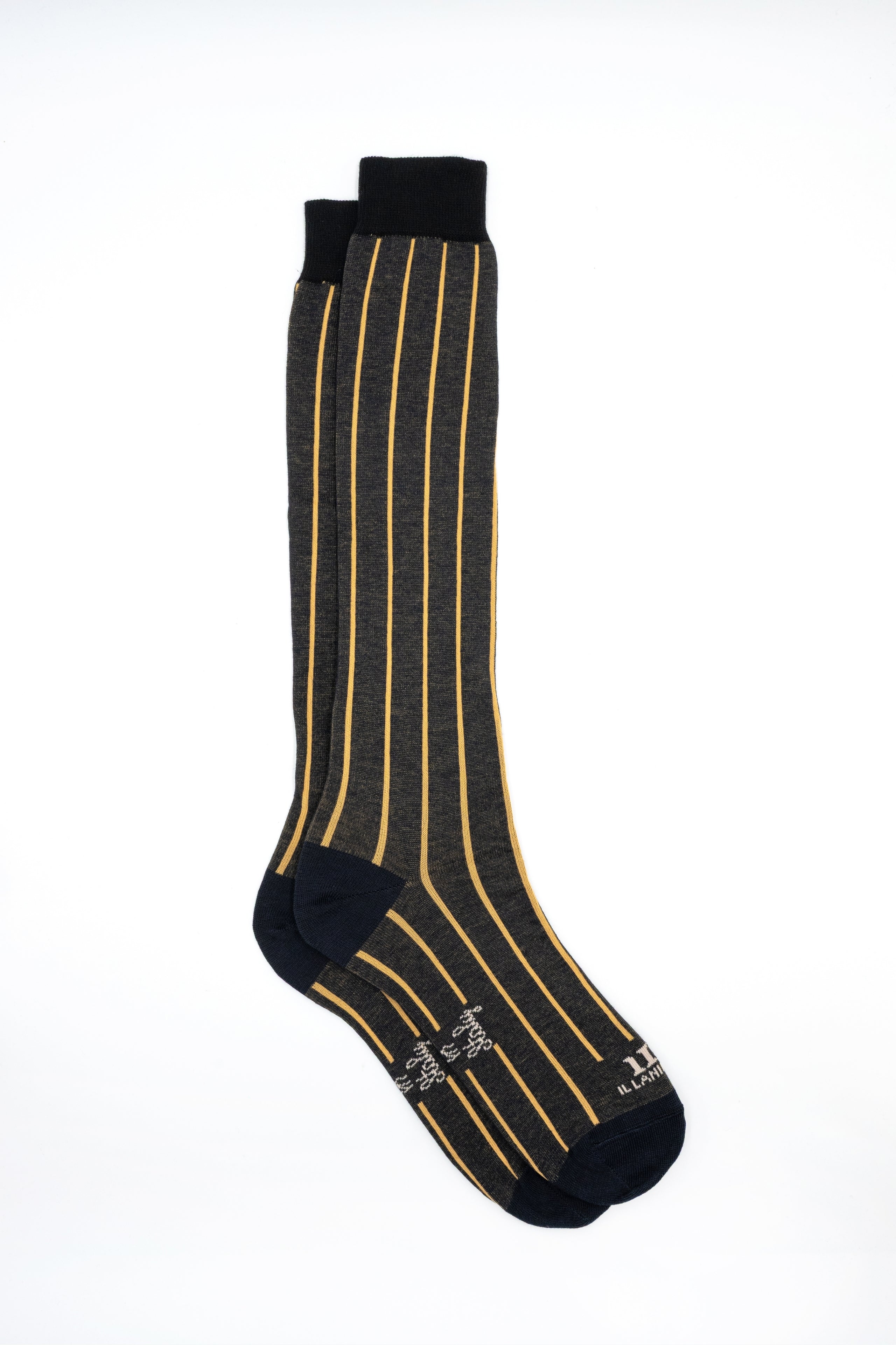 Long Striped Cotton Socks - -