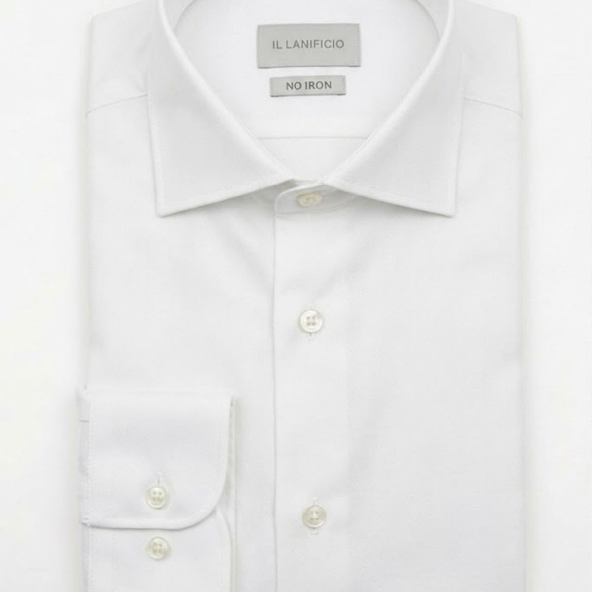 Regular Fit Non-Iron Shirt - WHITE