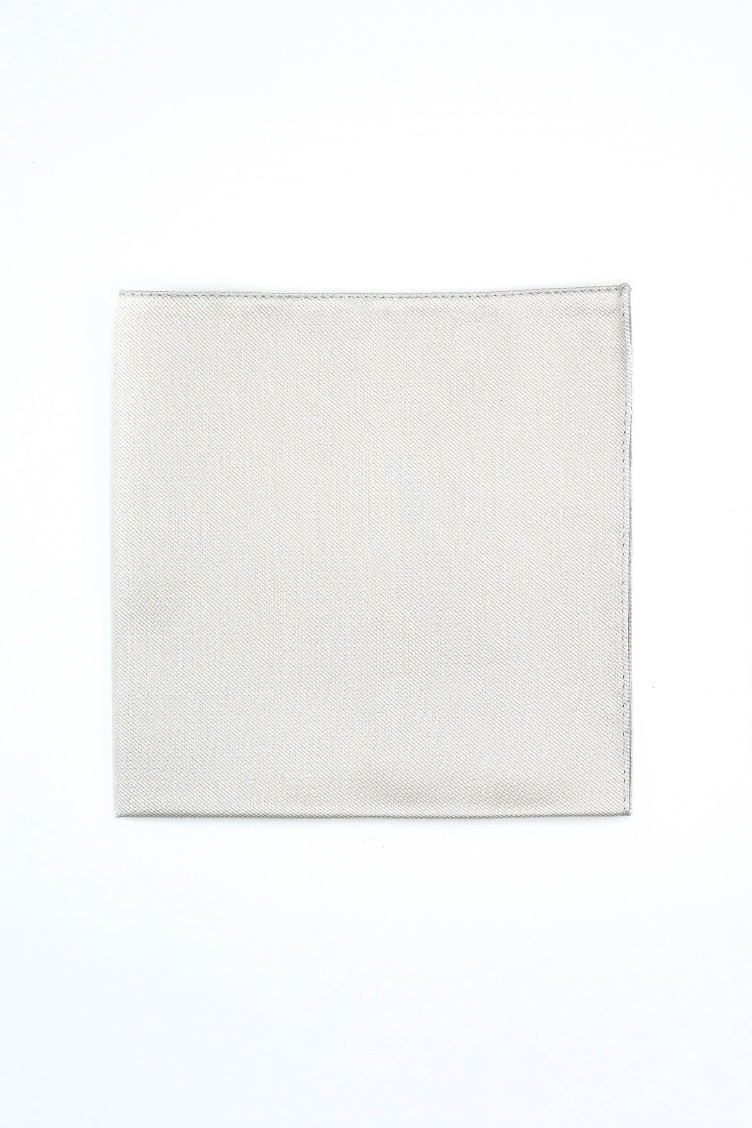 Pocket Square in Pure Silk - PEARL
