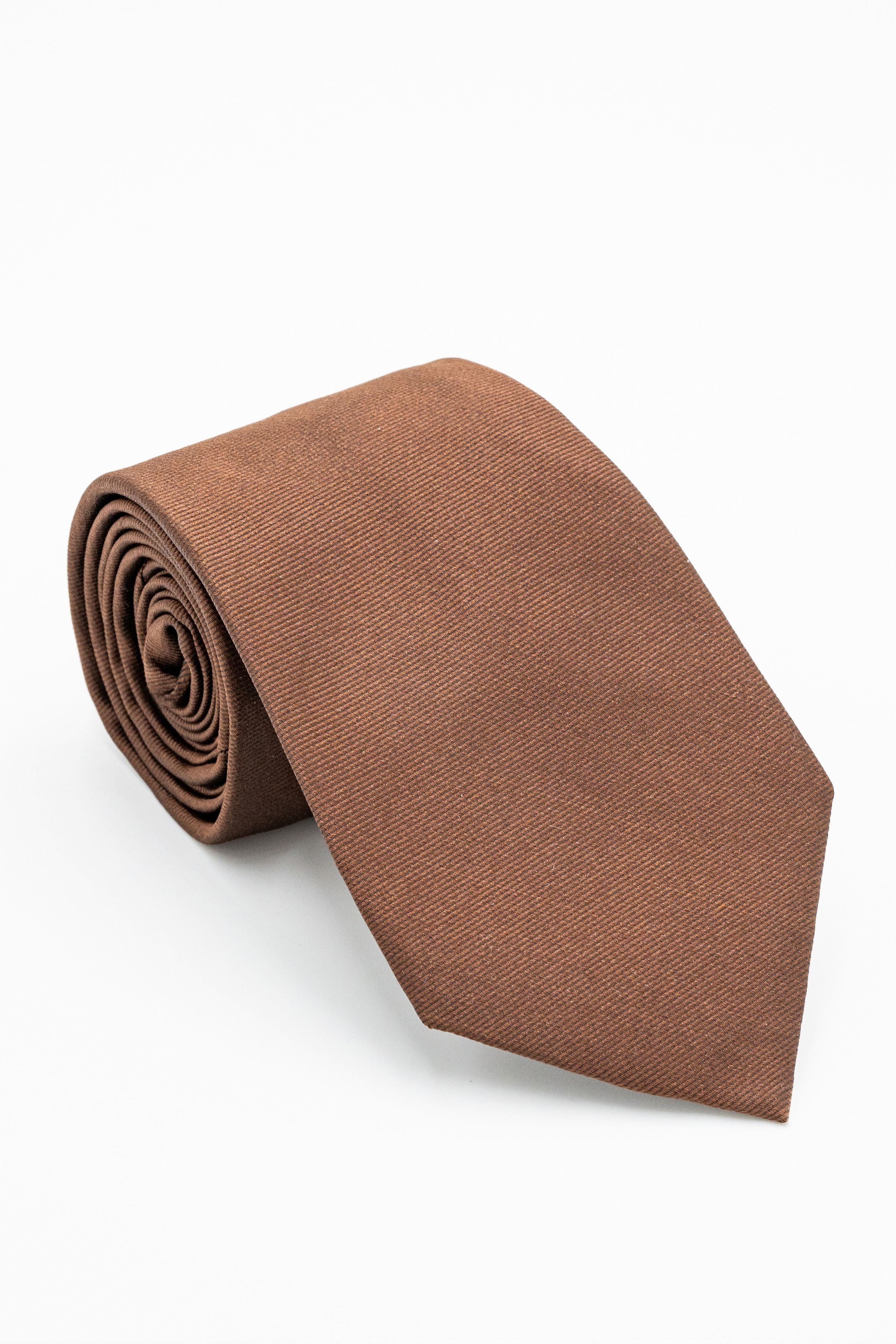 Silk Tie - Rust
