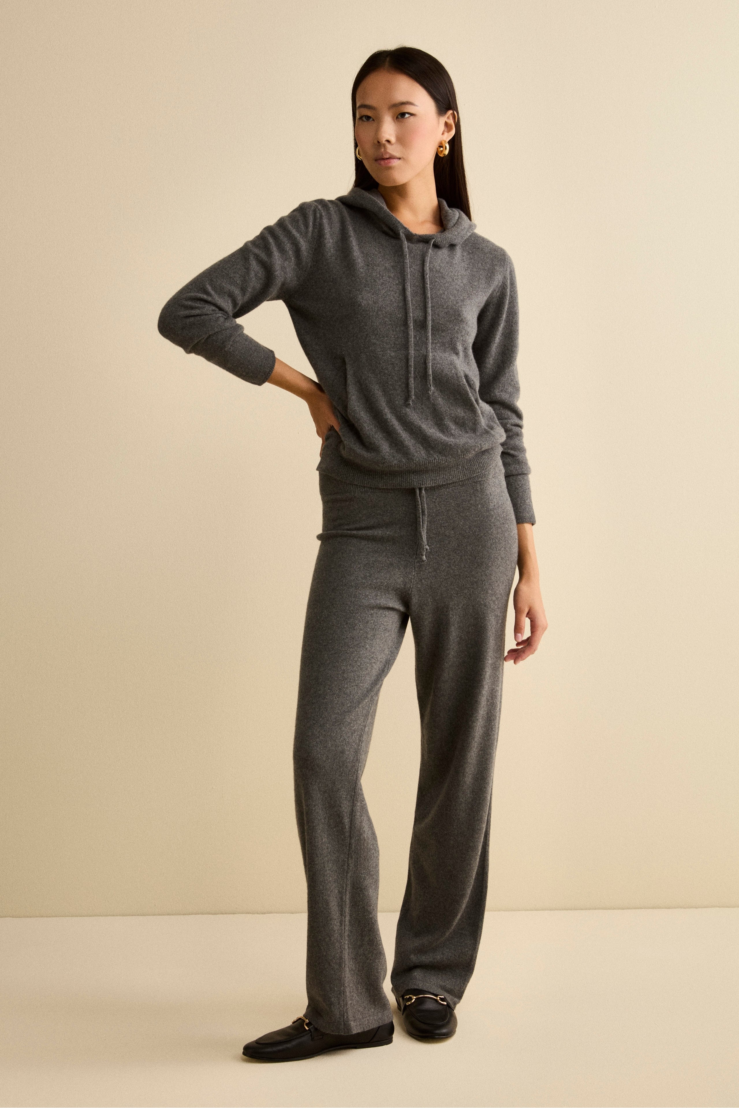 Soft Cashmere Jumpsuit - GREY