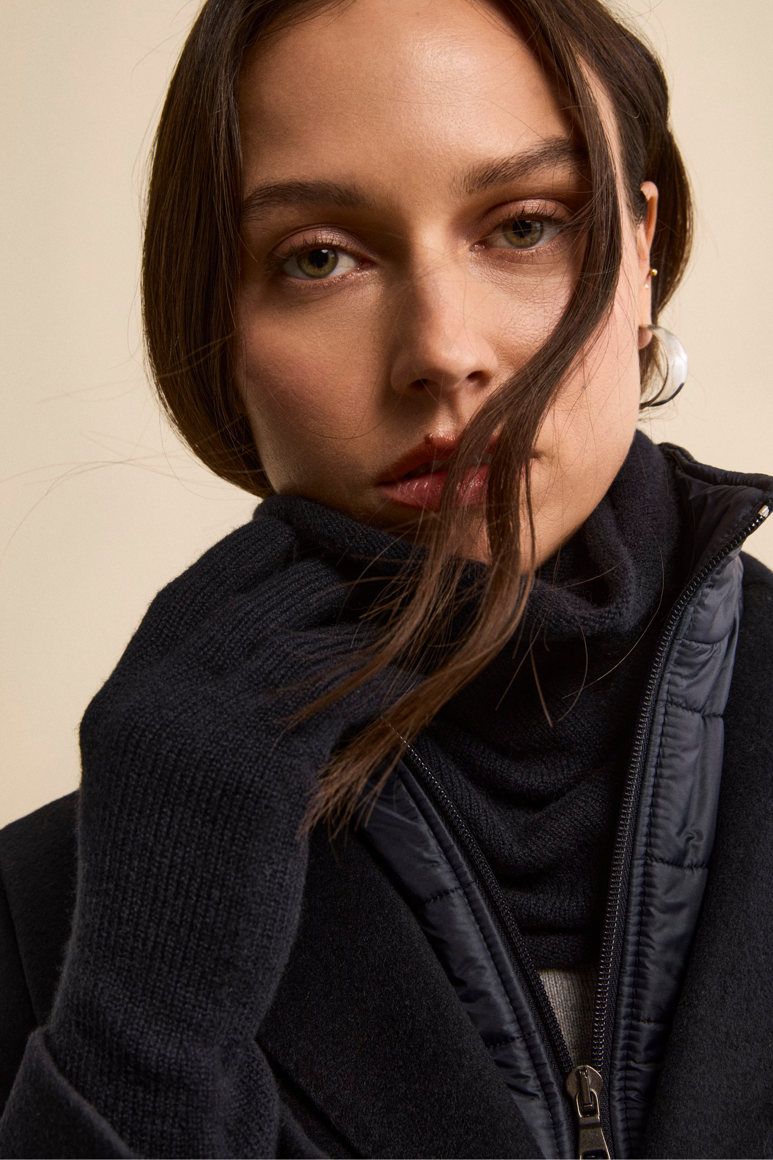 Cashmere Neck Warmer - NAVY BLUE