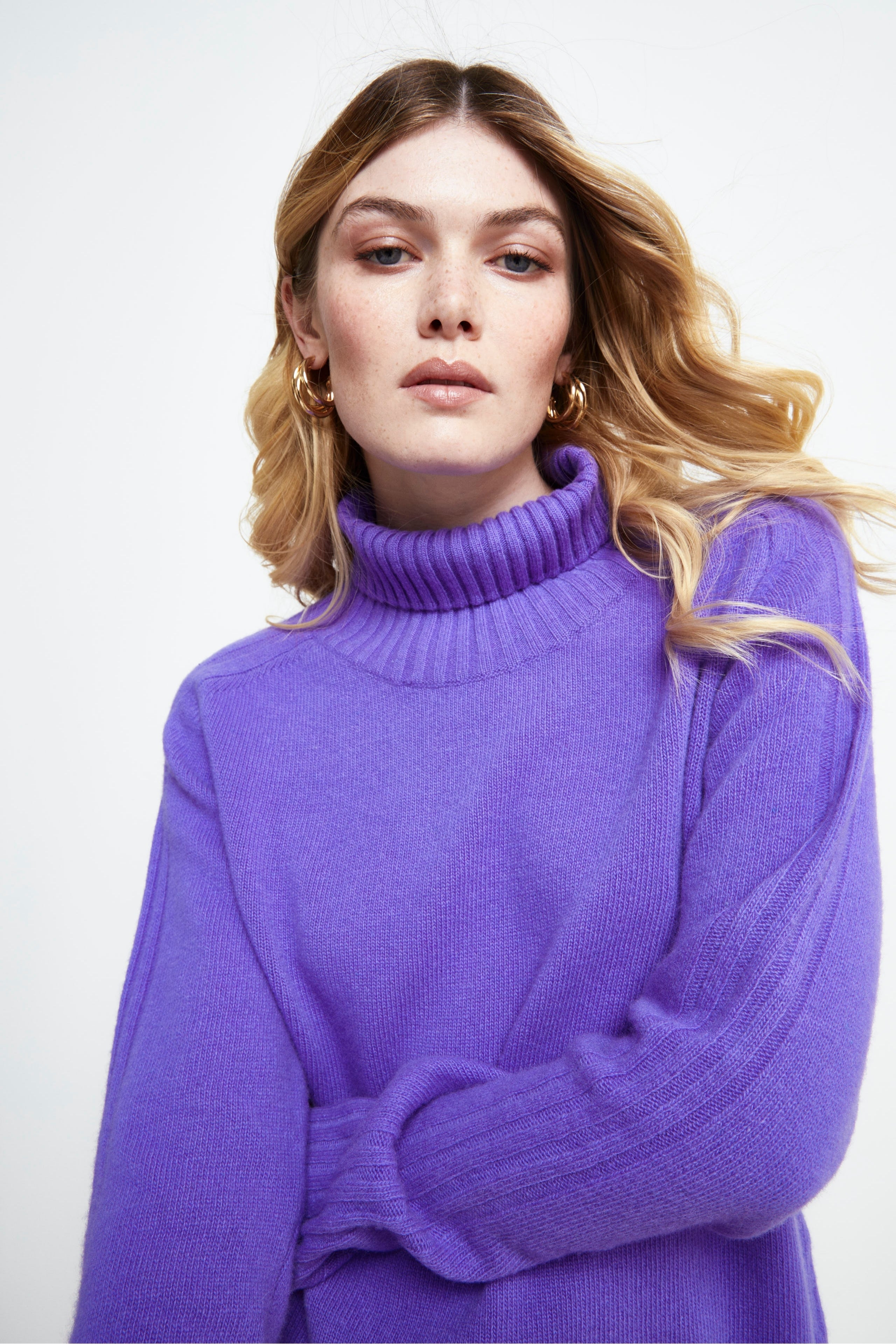 Dolcevita Raglan in Lana e Cashmere - VIOLA