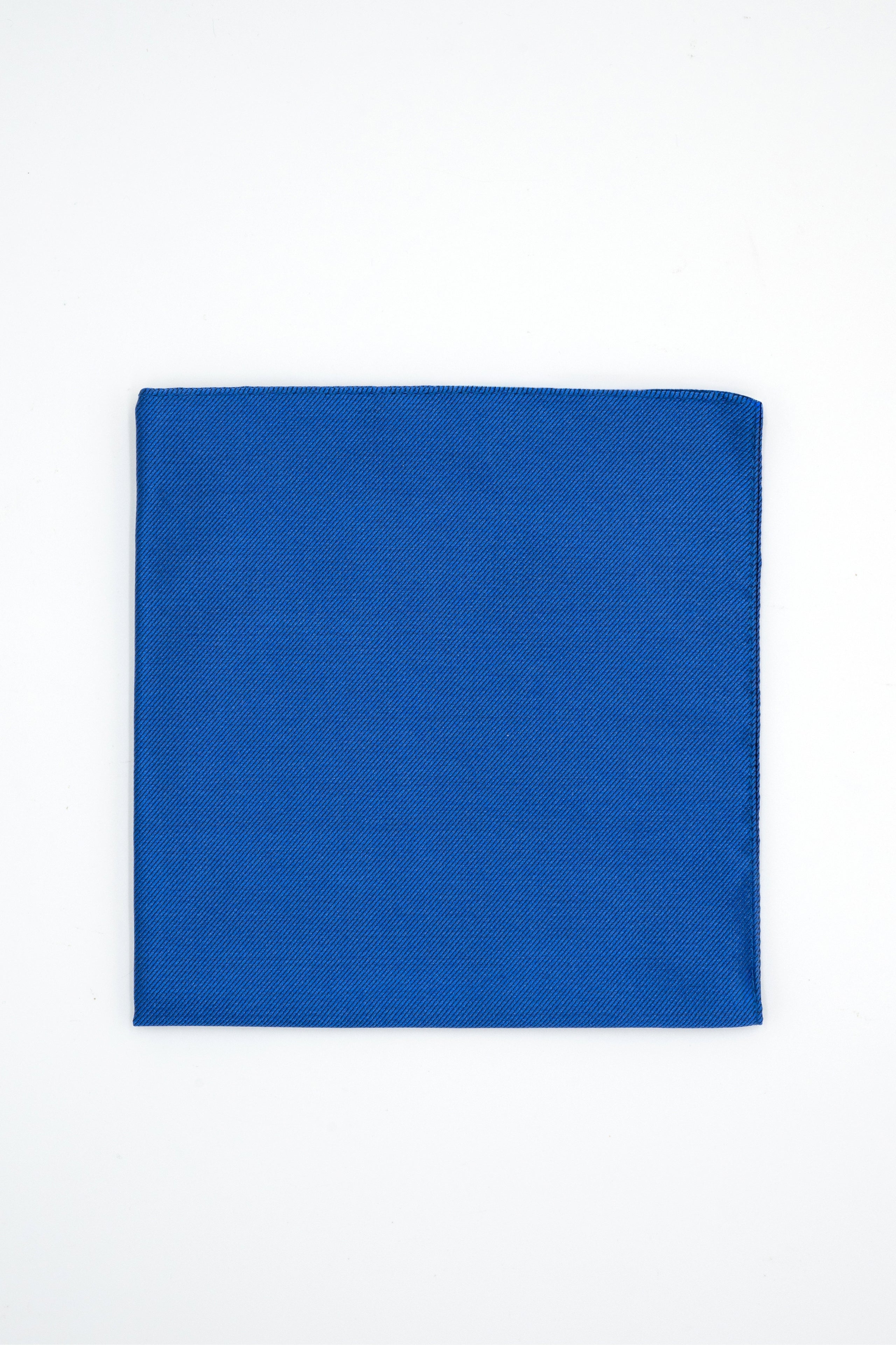 Pocket Square in Pure Silk - Royal blue