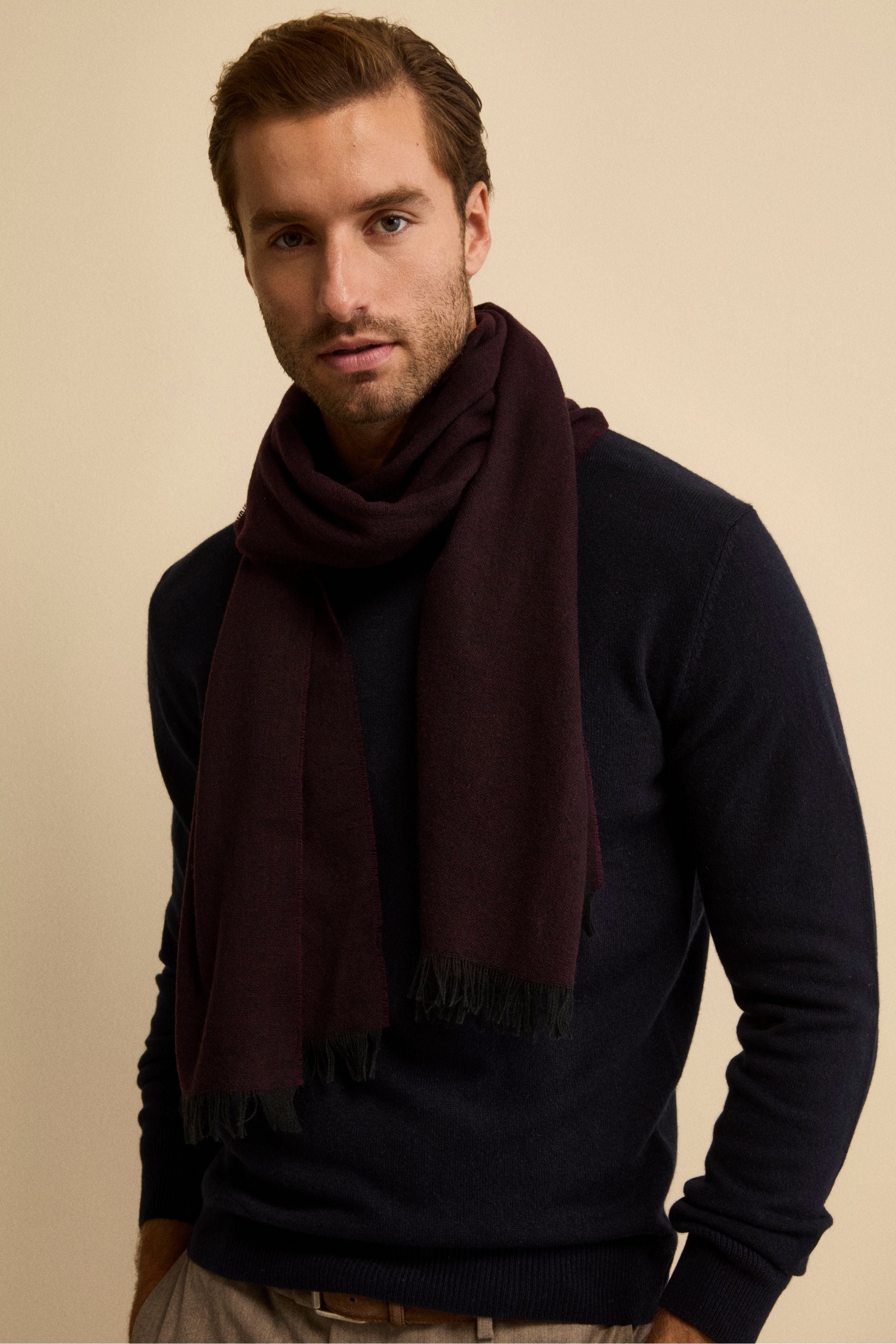 Virgin Wool Stole - GREY