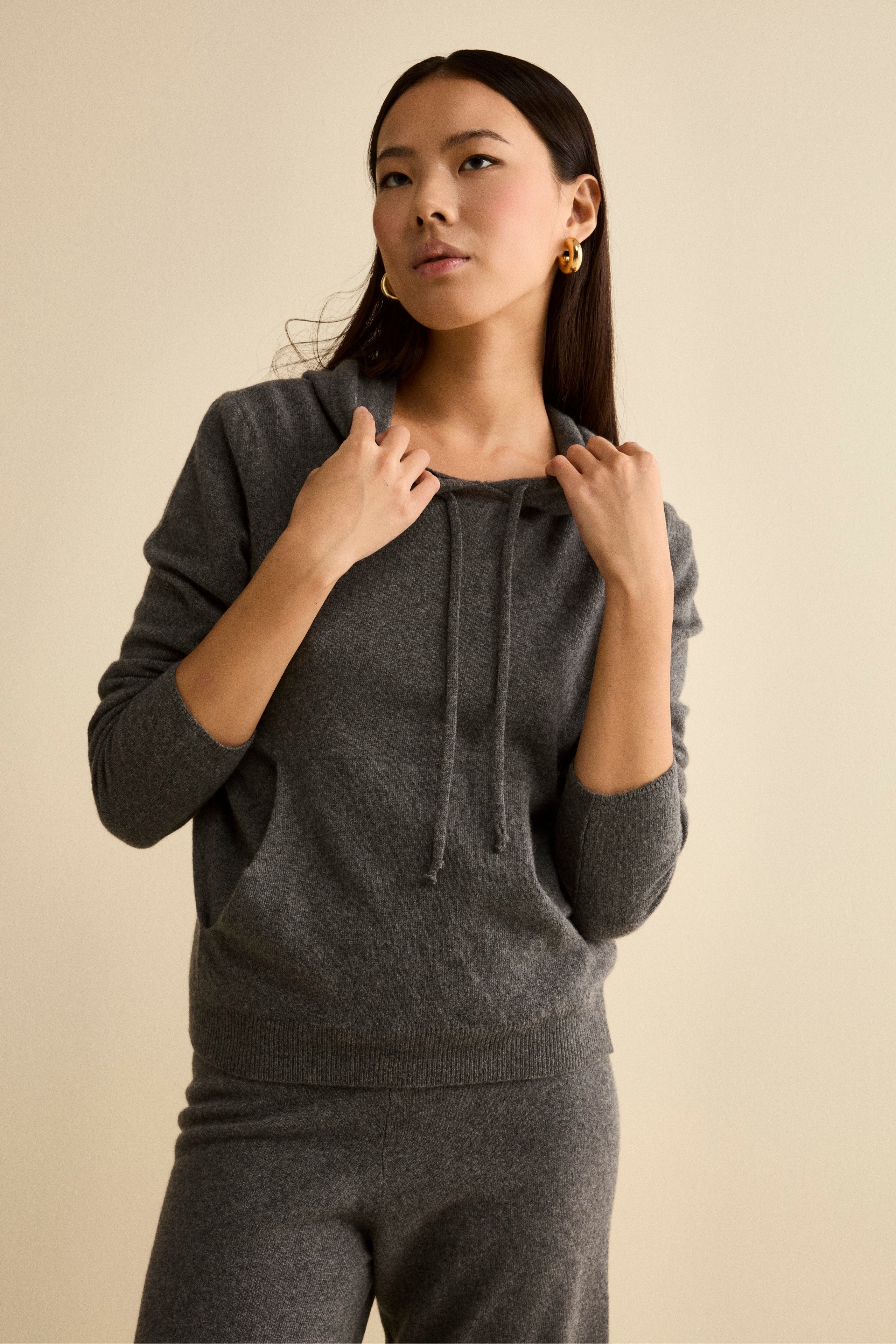 Soft Cashmere Jumpsuit - GREY