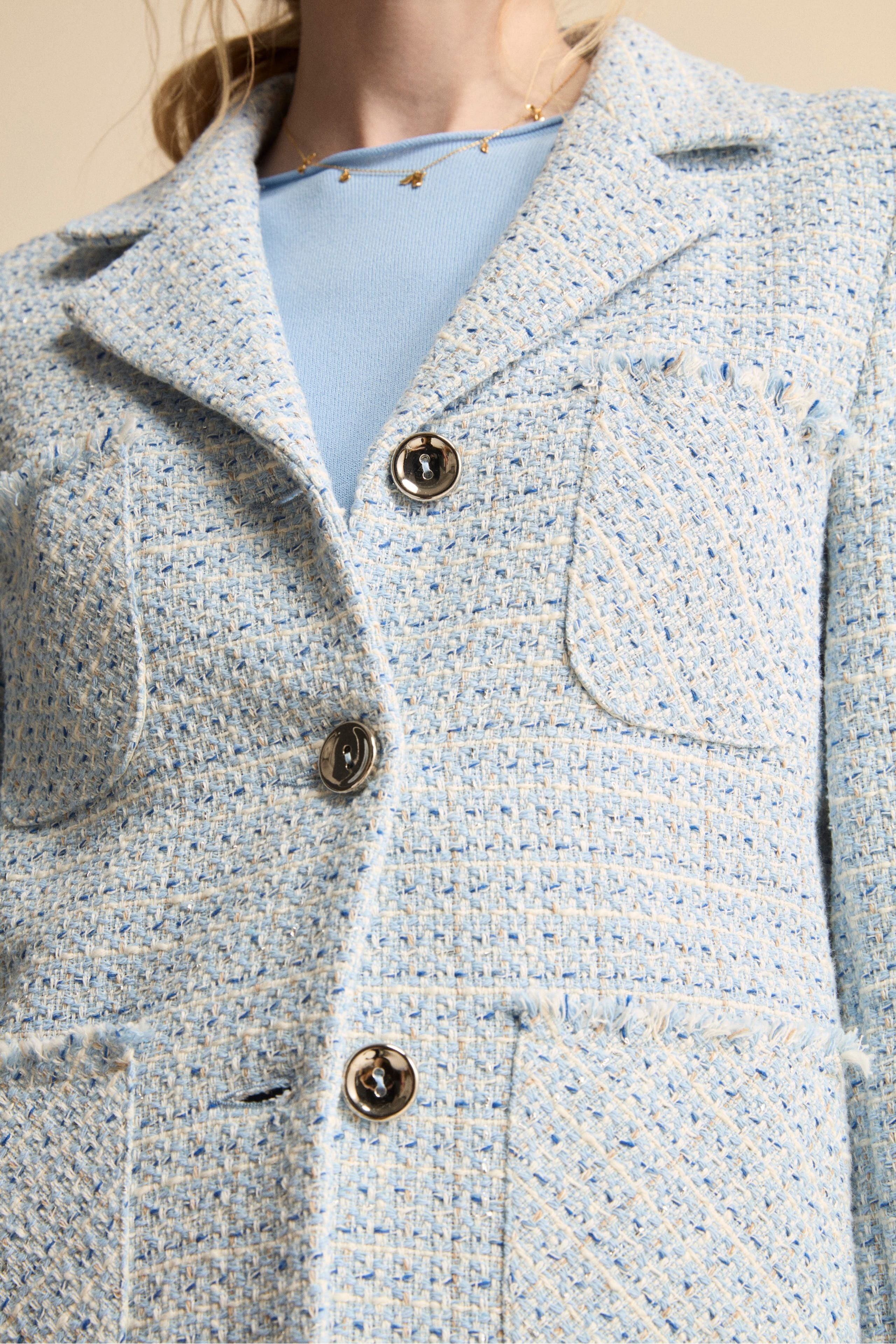 Dress Twin Set Giacca Chanel Unlined Cotton Chanel Jacket Light