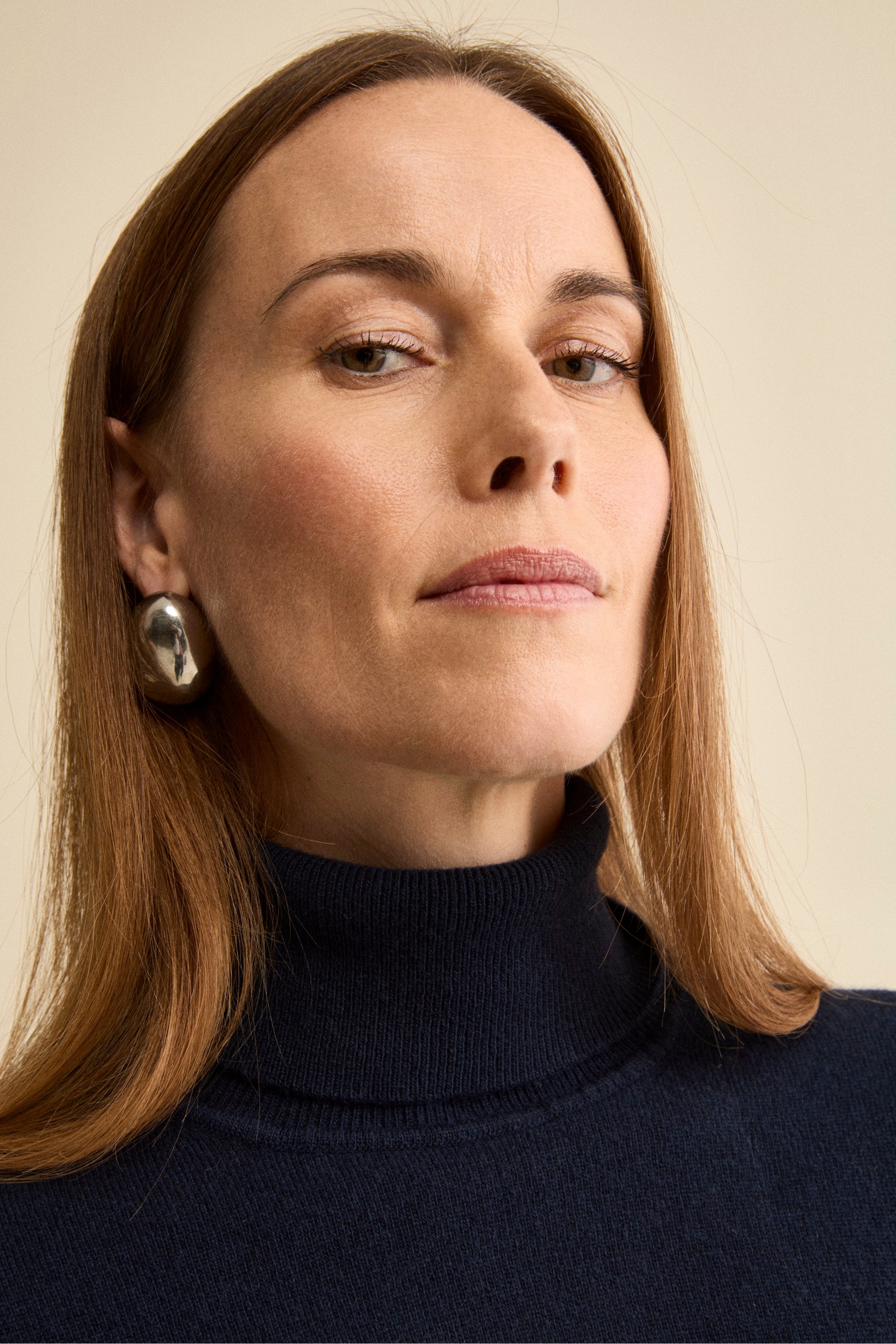 Wool and cashmere turtleneck - BLUE